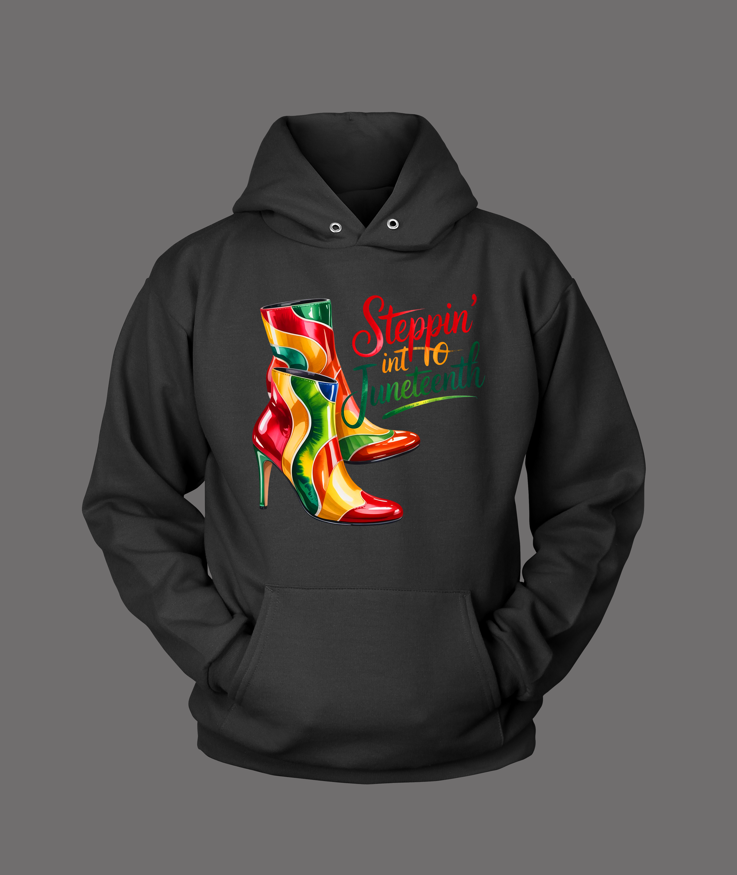 STEPPIN INTO HOODIE BLACK.png