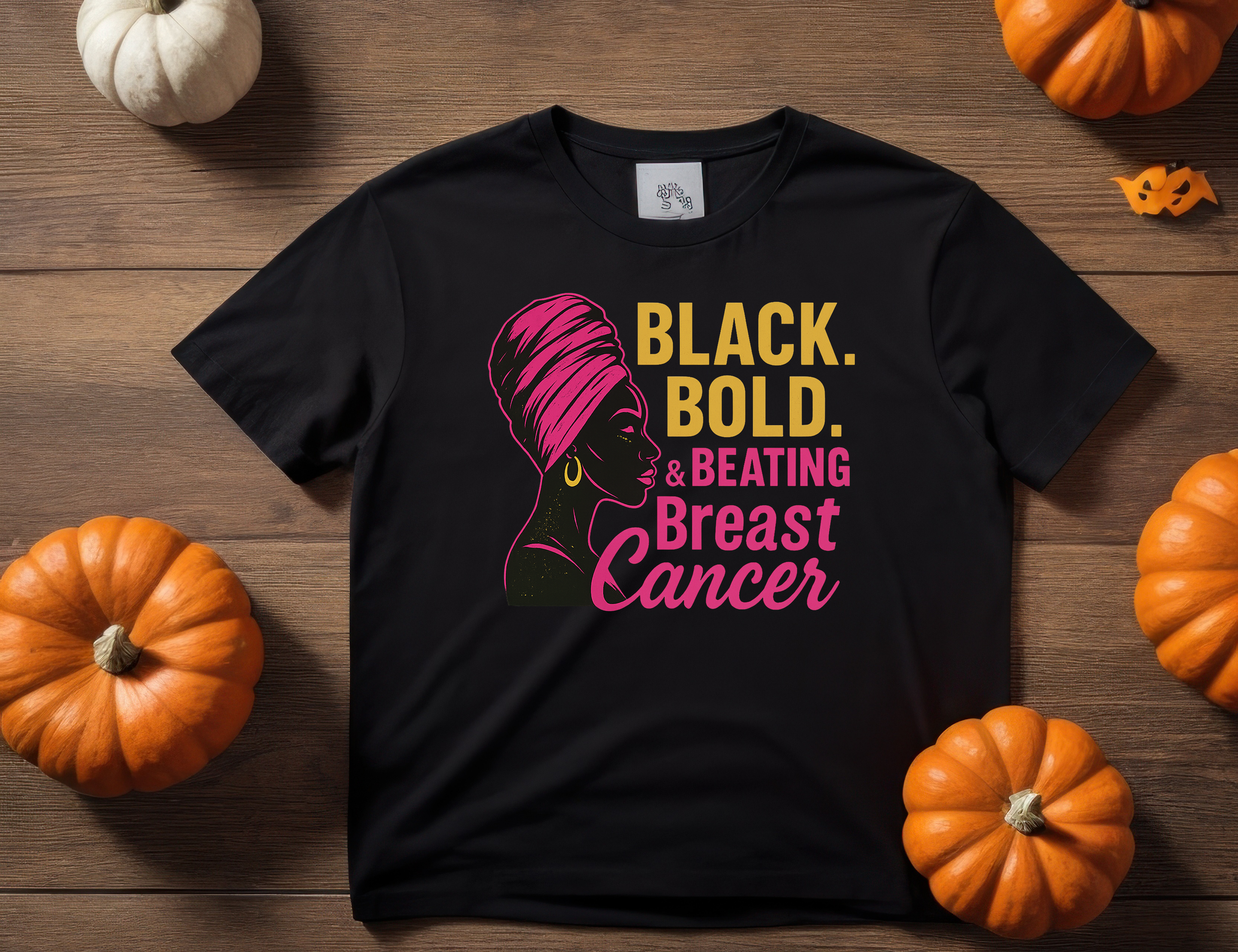 'Black, Bold, & Beating Breast Cancer' T-Shirt