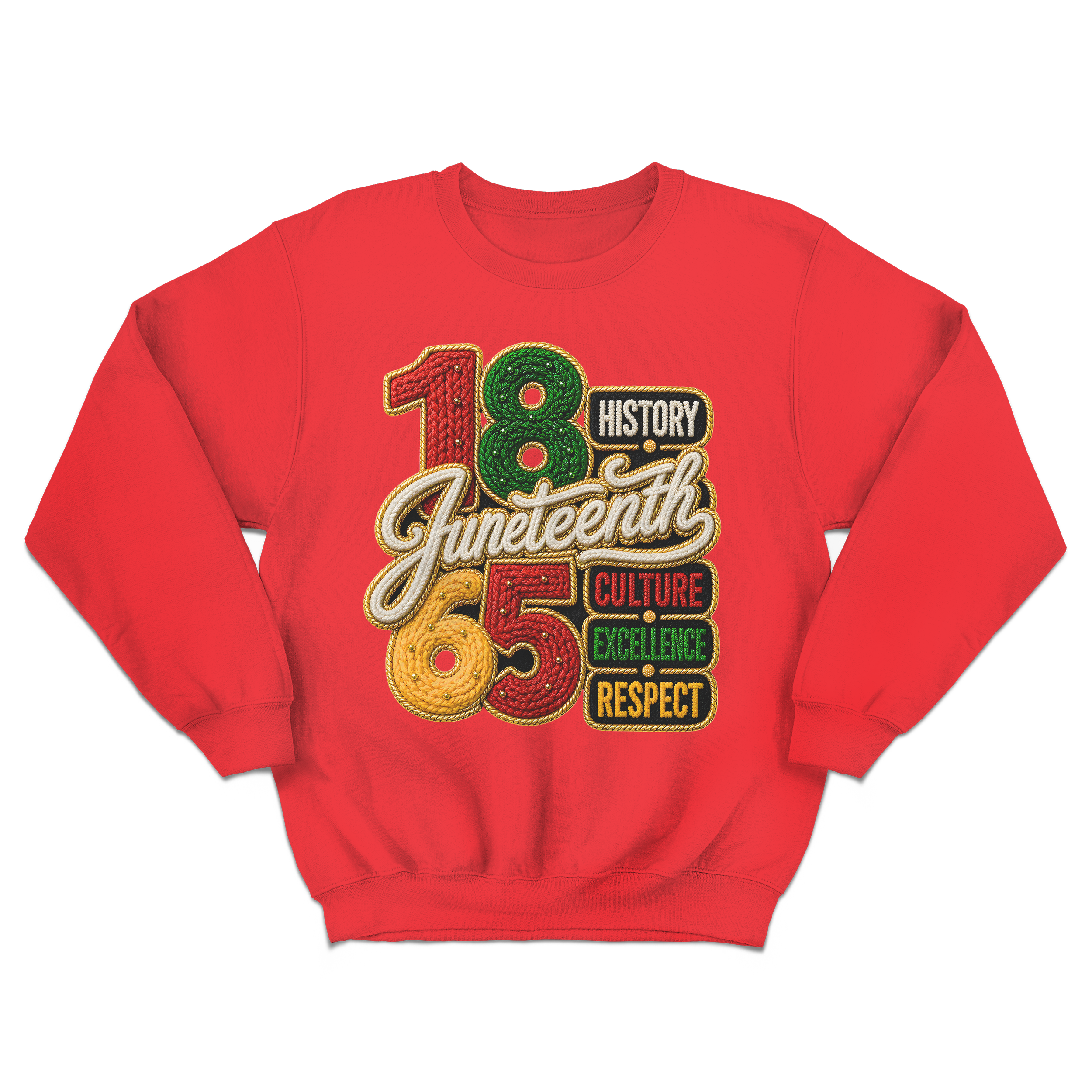 JUNETEENTH 1865 HISTORY RED CREW NECK.png