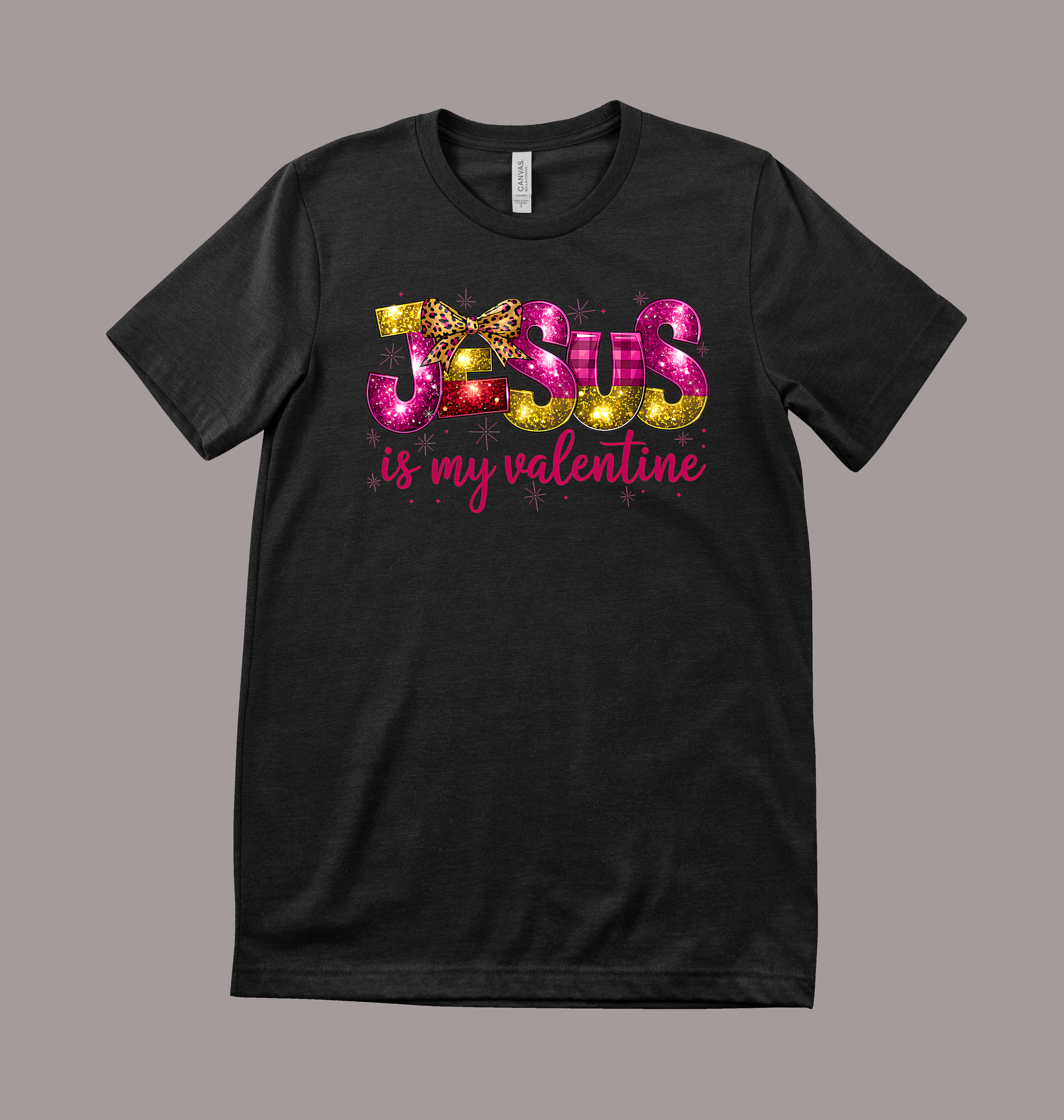 JESUS IS MY V TEE BLACK.png