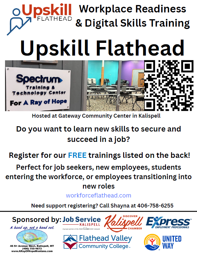 Upskill Flathead - Workforce readiness and digital skills training