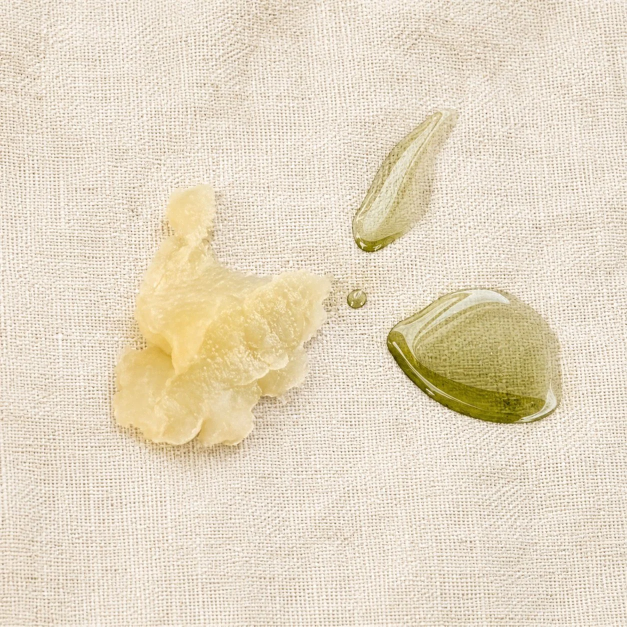 Beeswax and botanical oils on a linen cloth