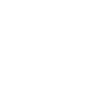 Geometric drawing of an outline square with sections divided by vertical, horizontal, and circle lines.