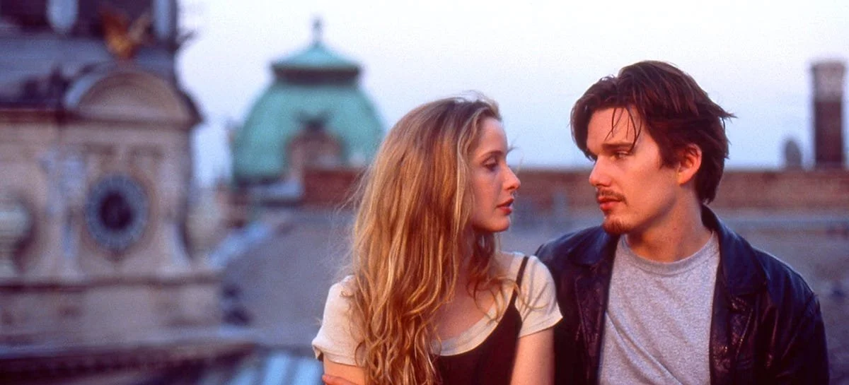 Julie Delpy and Ethan Hawke in Before Sunrise
