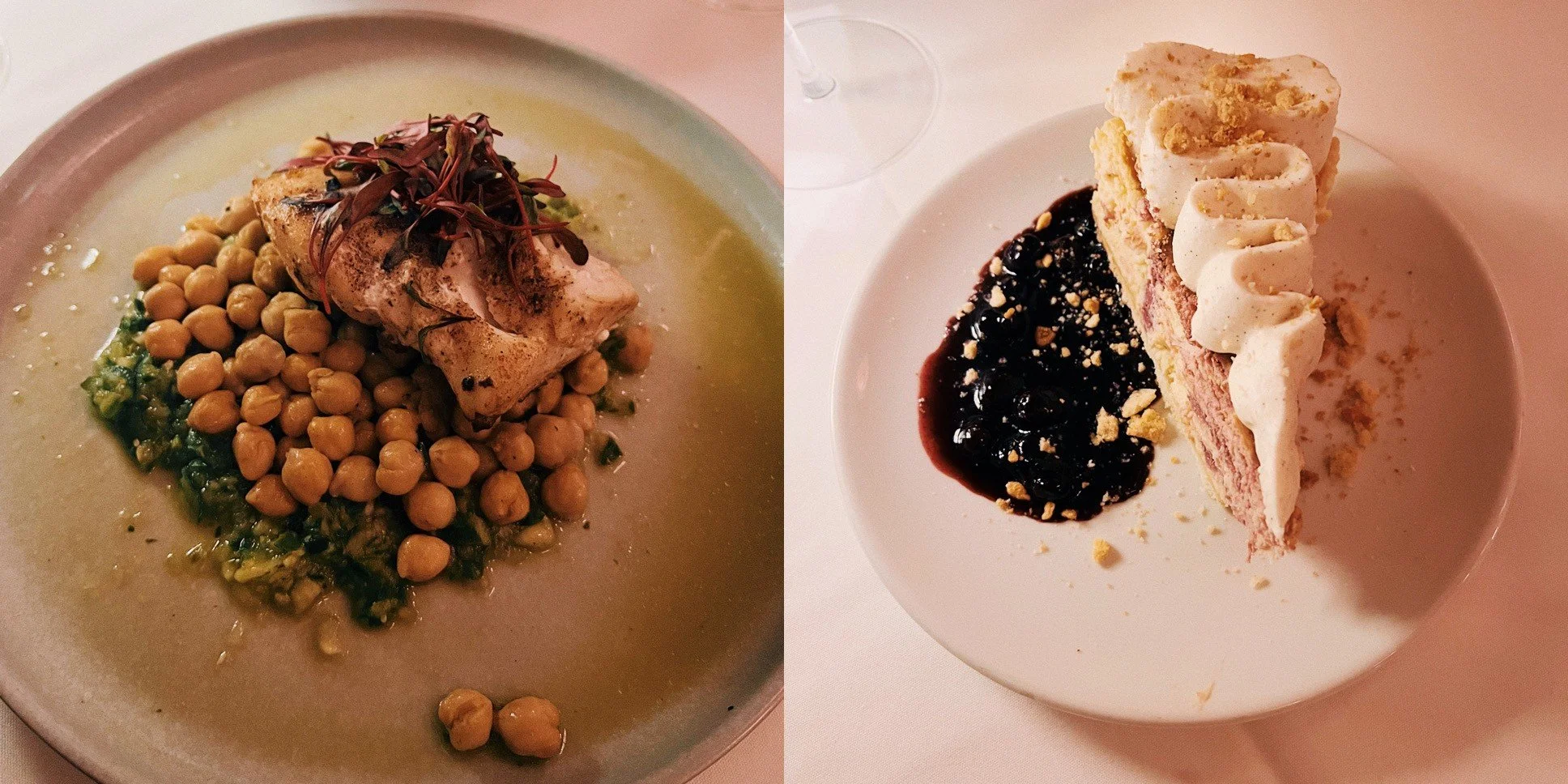 My dinner at Oak Steakhouse in Charleston, South Carolina.