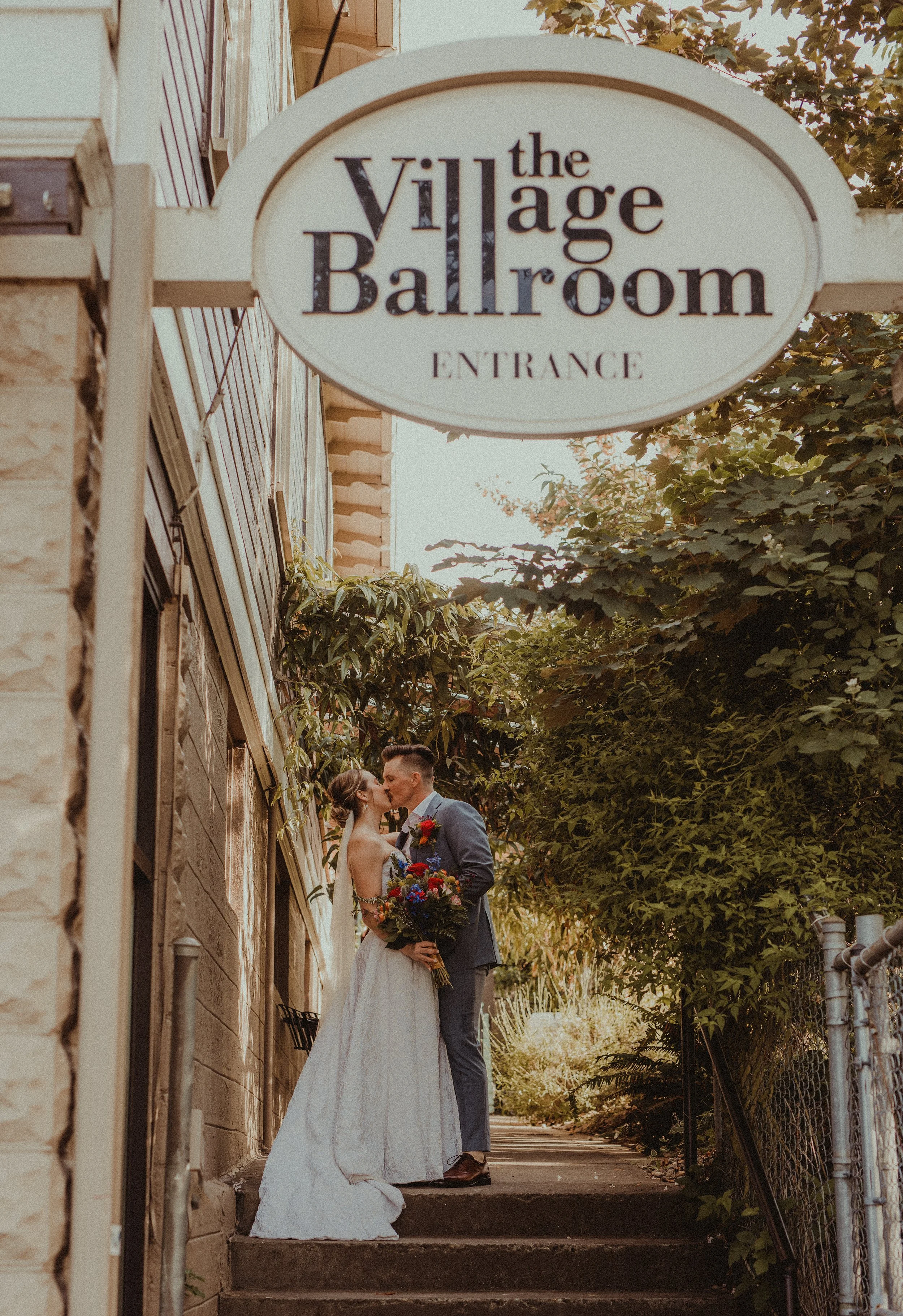 Adrienne and Phil wedding at Portland venue The Village Ballroom