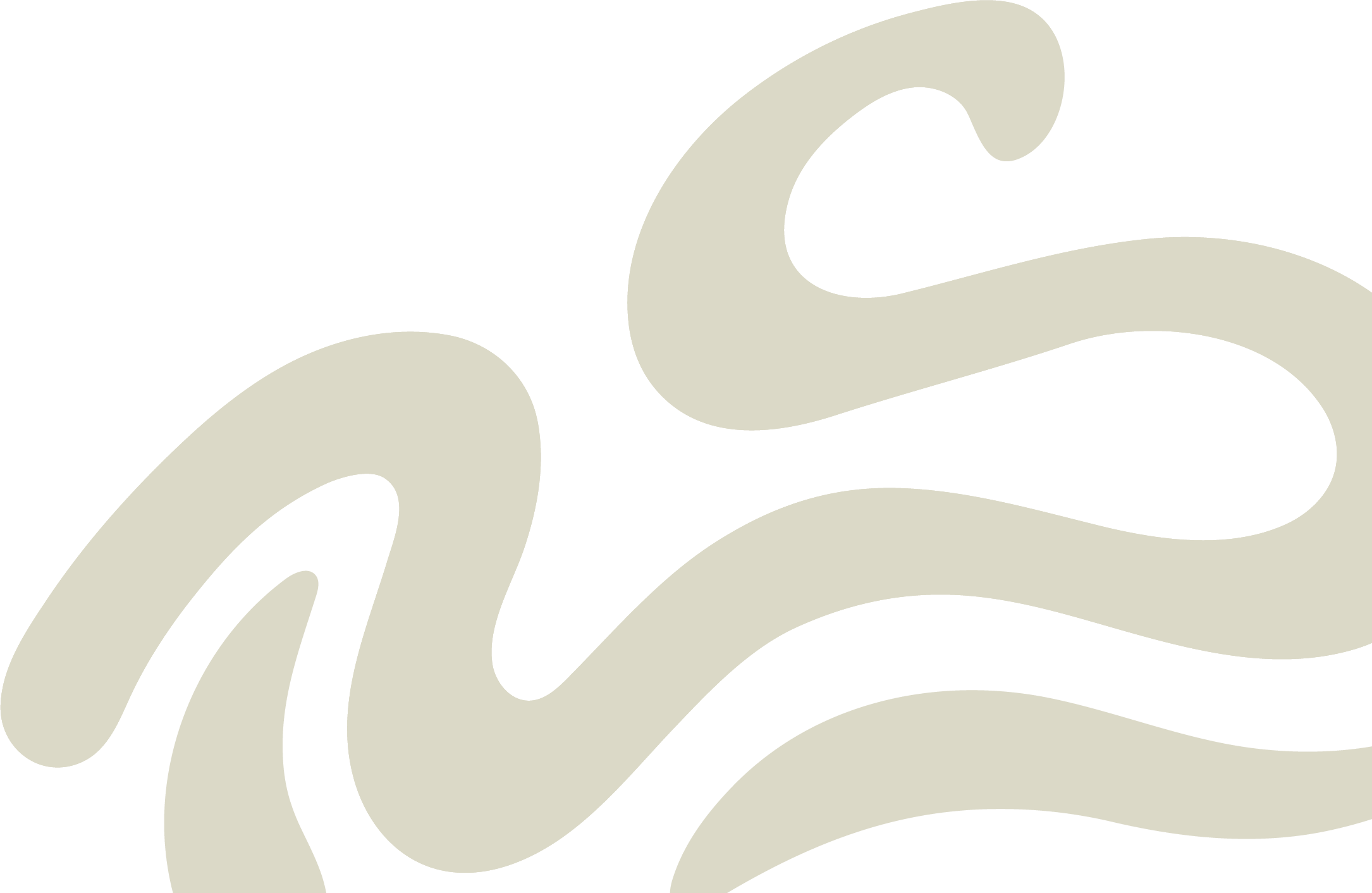 Abstract beige swirling lines.