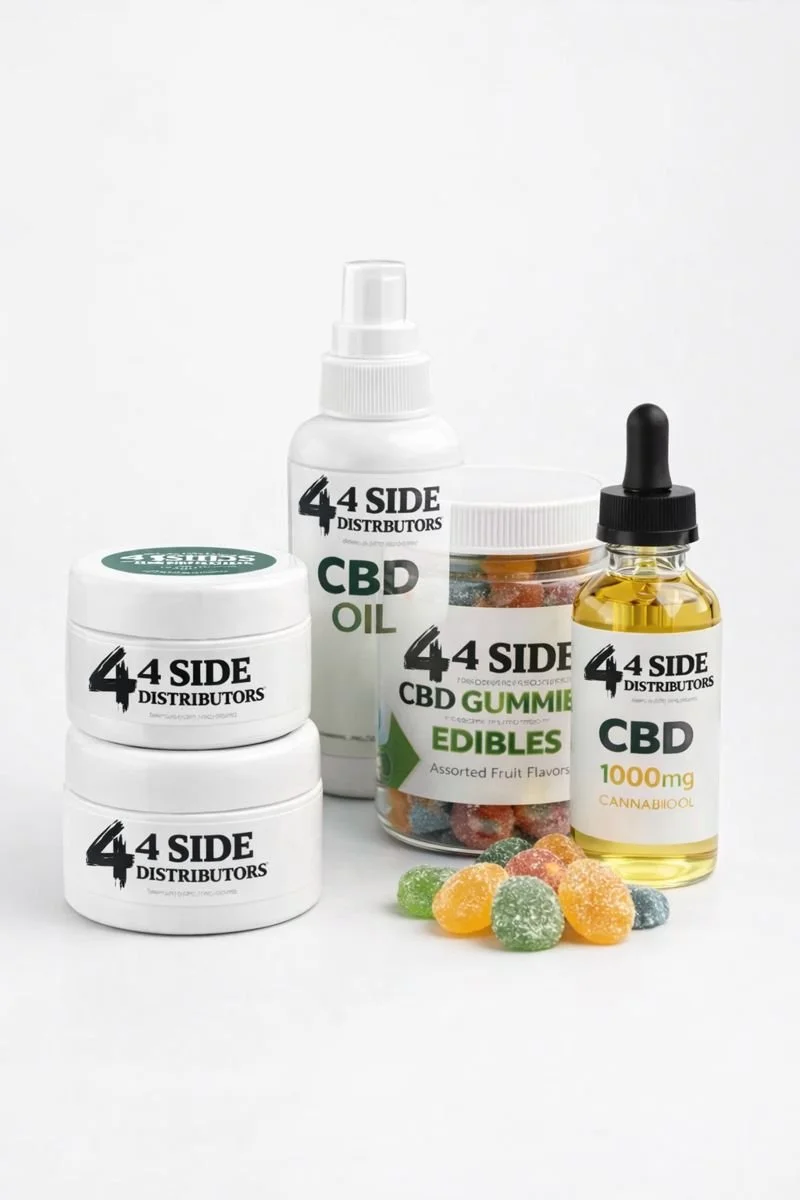 4side distributors CBD oil, edibles