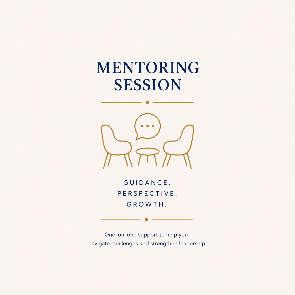 Mentoring Session          -click here for info-