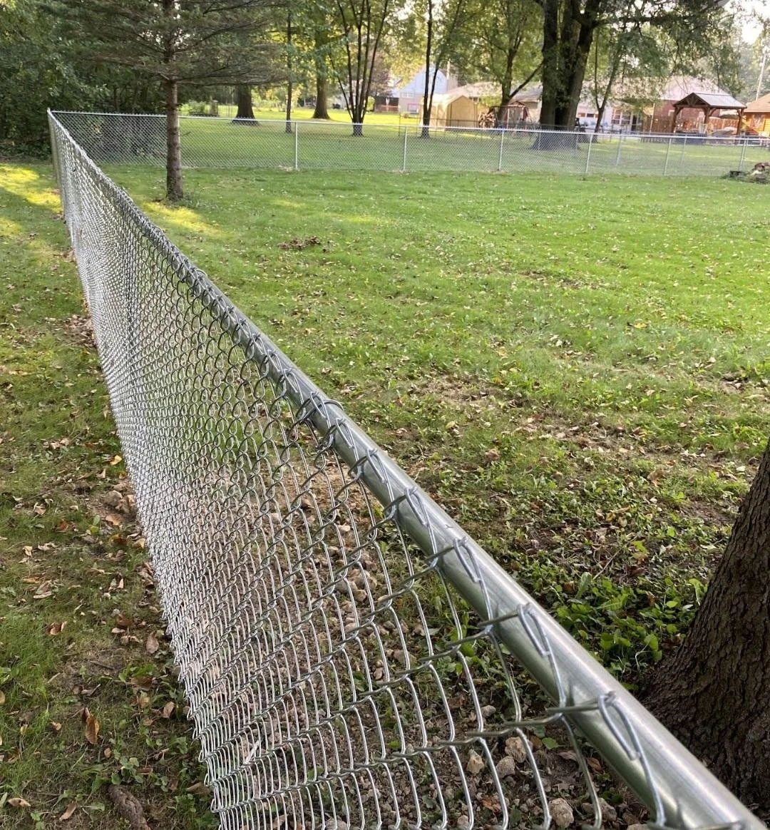4' High Galvanized Residential Chain Link Fence