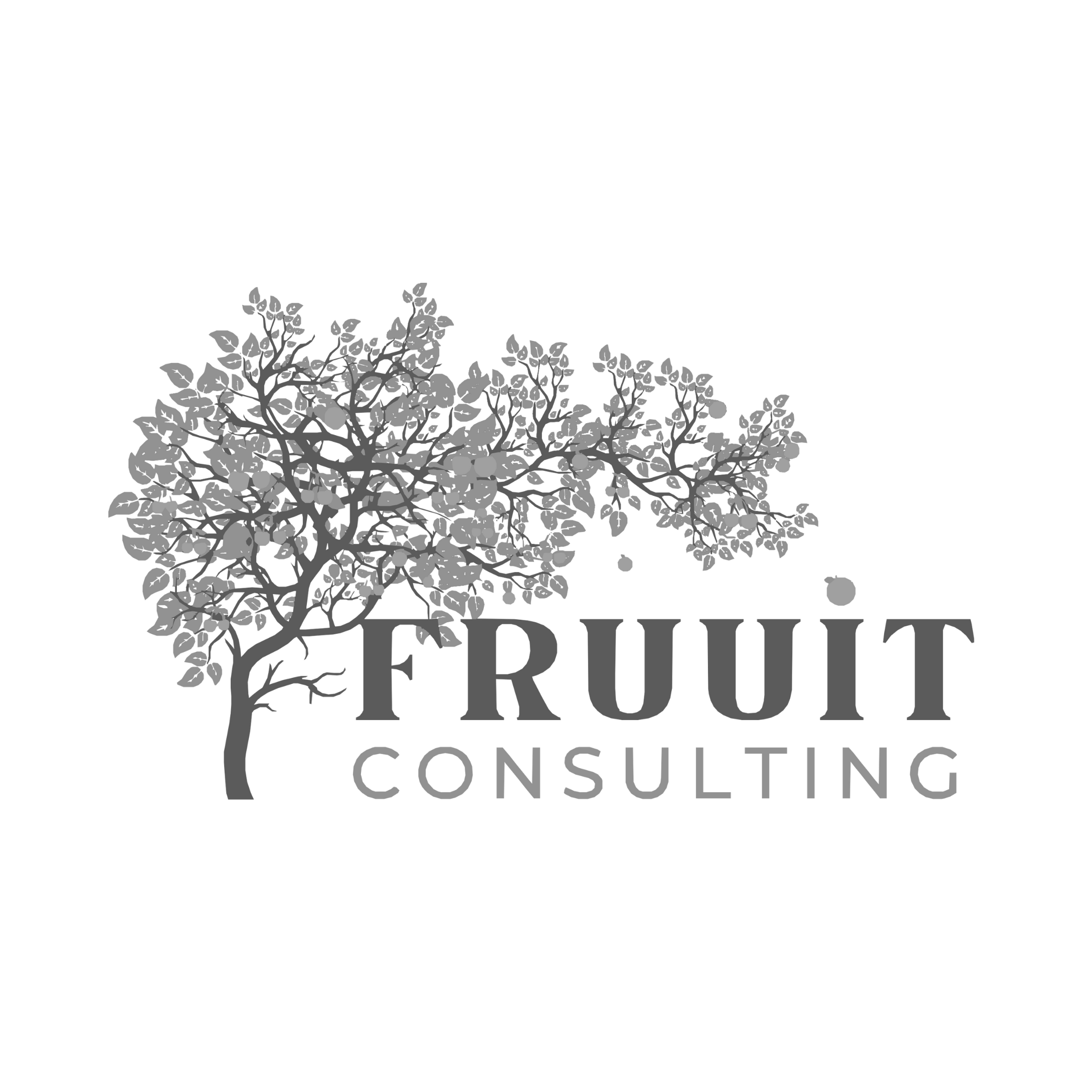 Logo for Froot Consulting featuring a stylized tree with many leaves and the company name beneath it.