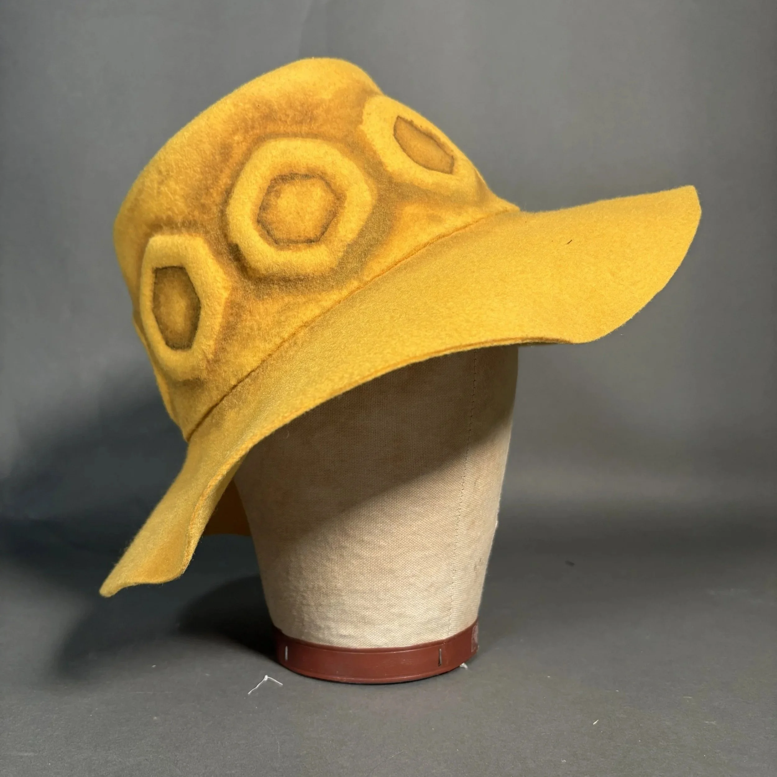 "The Hive Mind" Felt Hat: Side