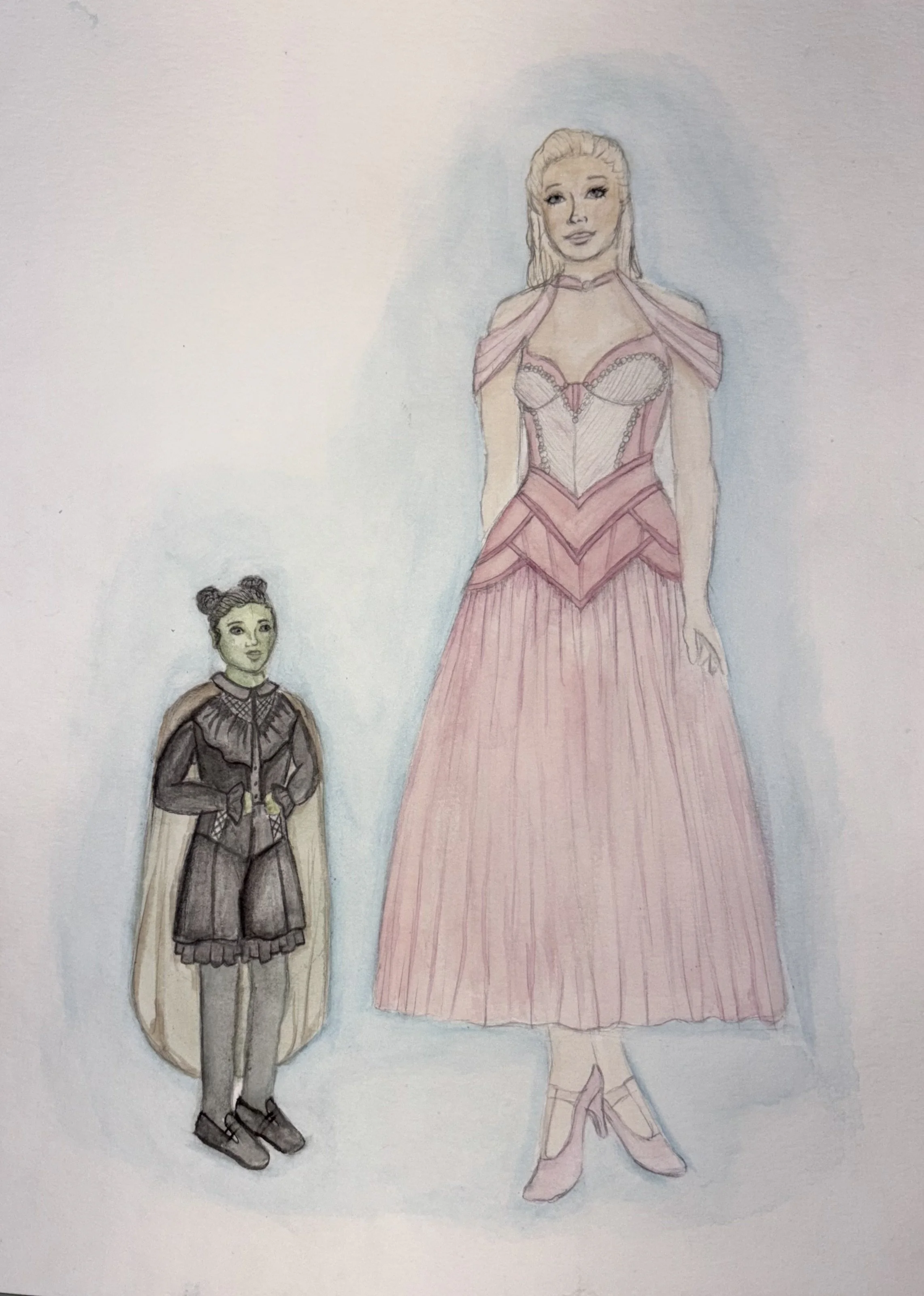 Young Elphaba and Glinda, "Wicked" Redesign Project
