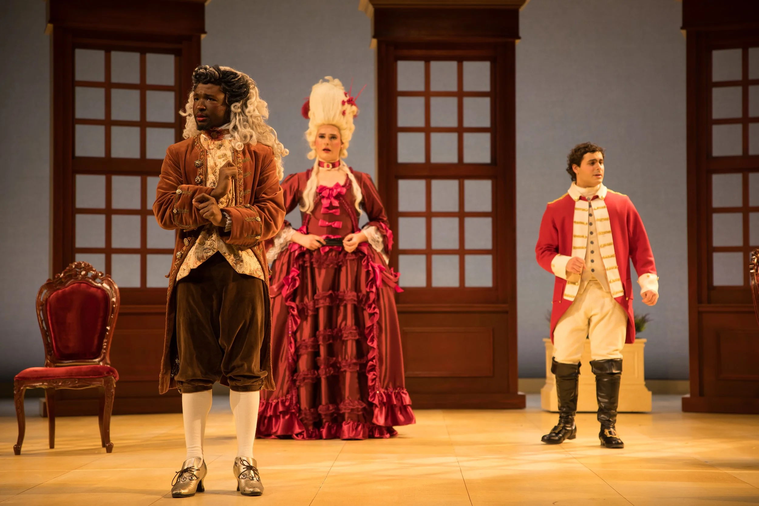 Sir Anthony Absolute, Mrs. Malaprop, Captain Jack Absolute
