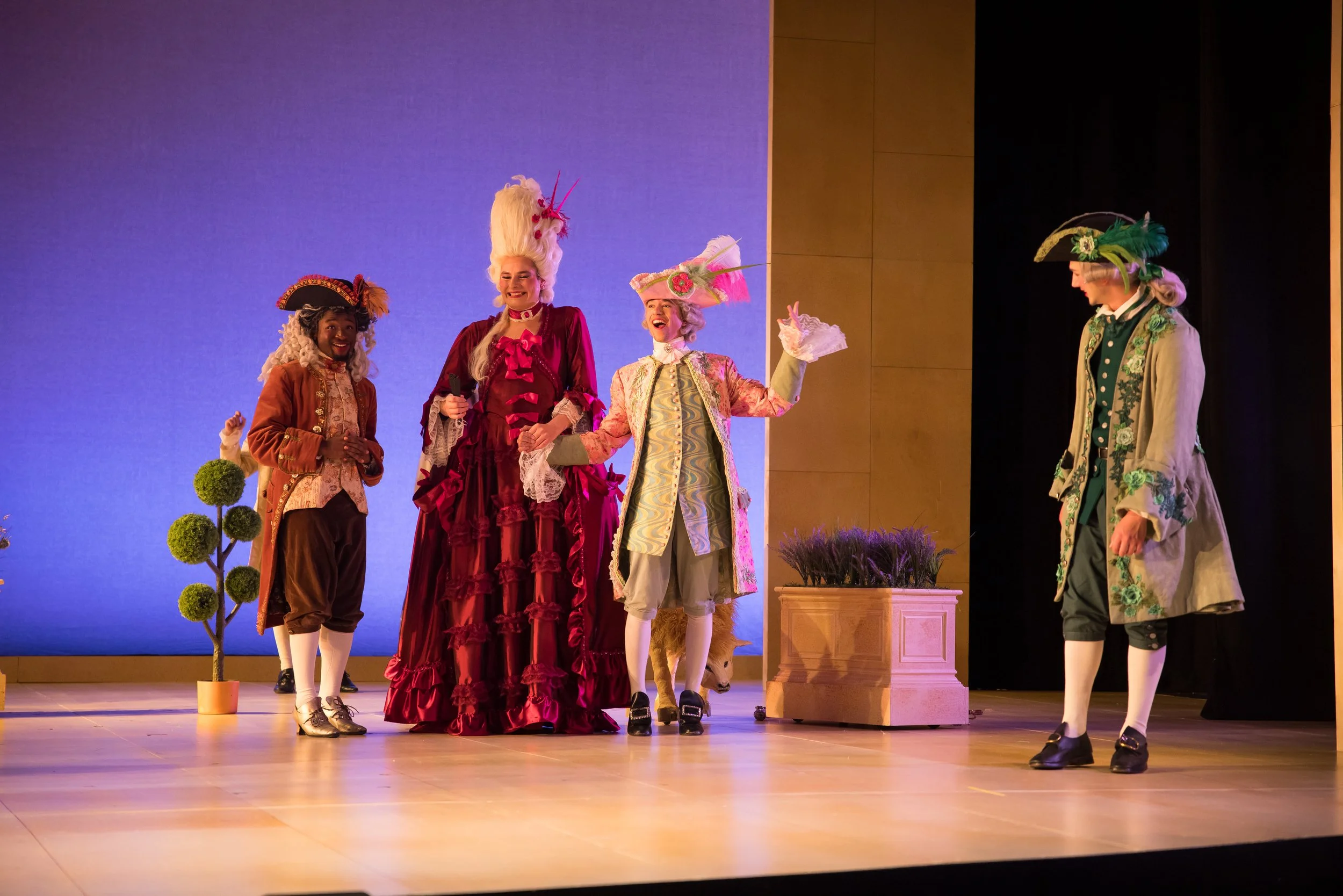 Sir Anthony Absolute, Mrs. Malaprop, Bob Acres, Sir Lucius O'Trigger