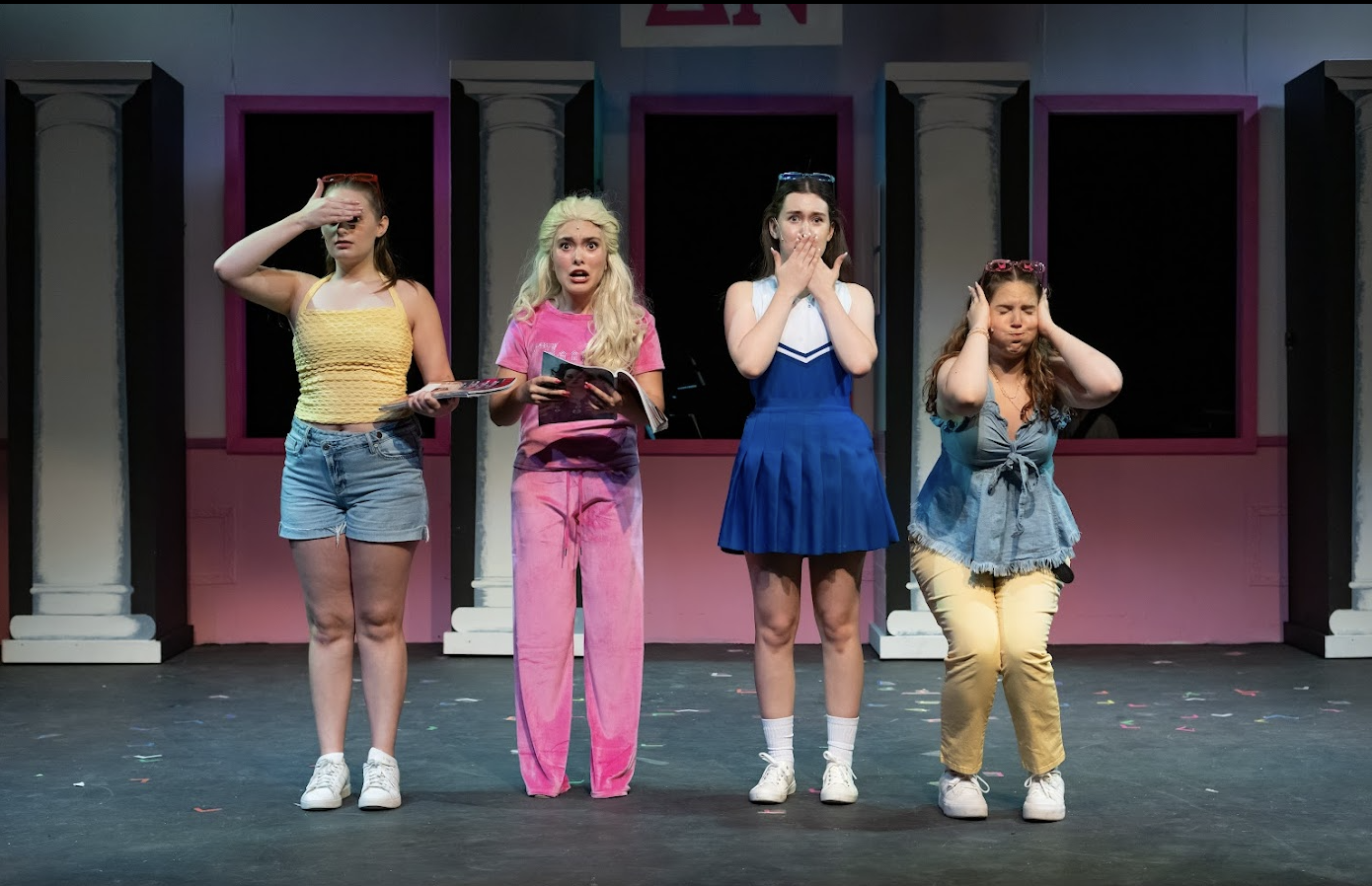 Margot, Serena, Pilar, and Elle