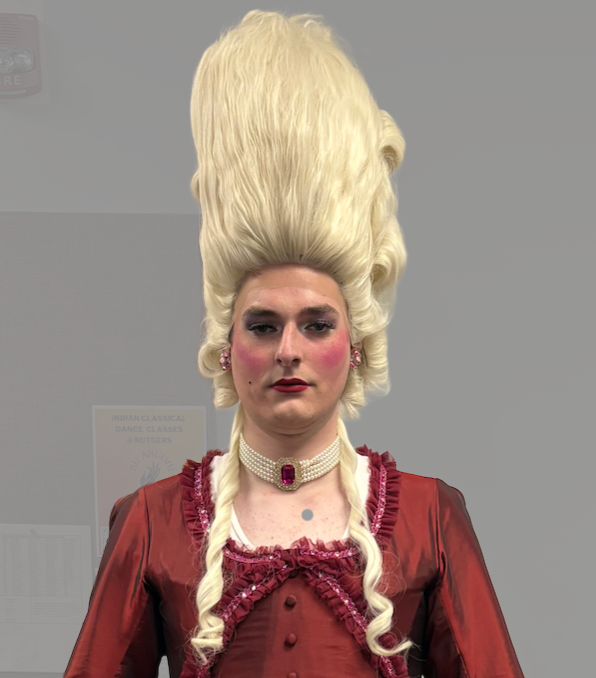 The Rivals: Mrs. Malaprop Wig Application