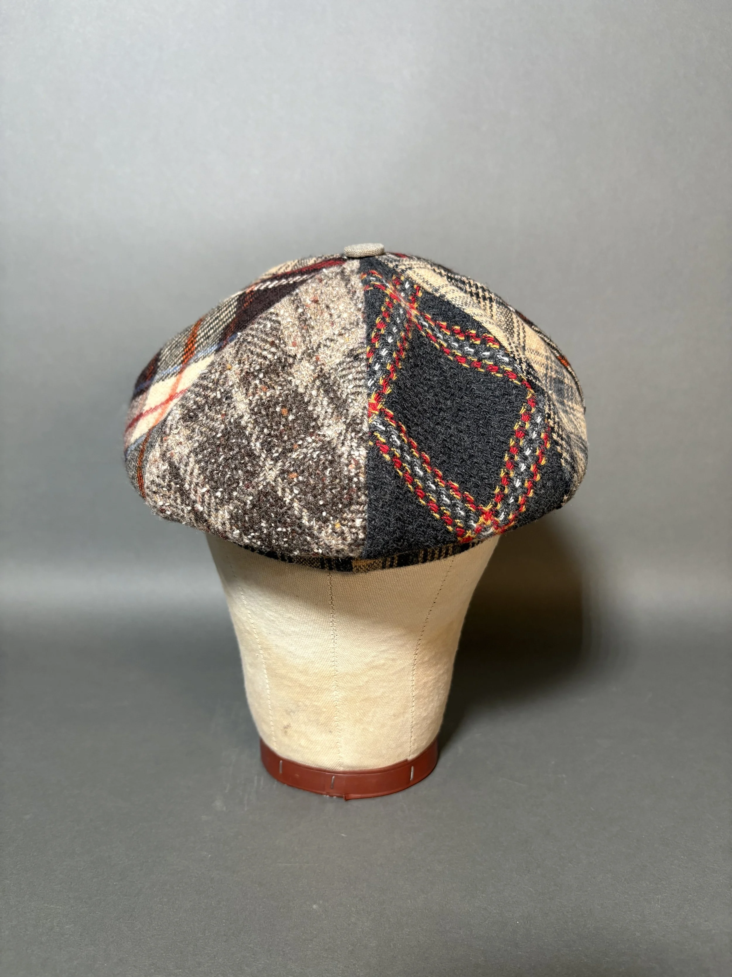 Millinery: Newsboy Cap Back