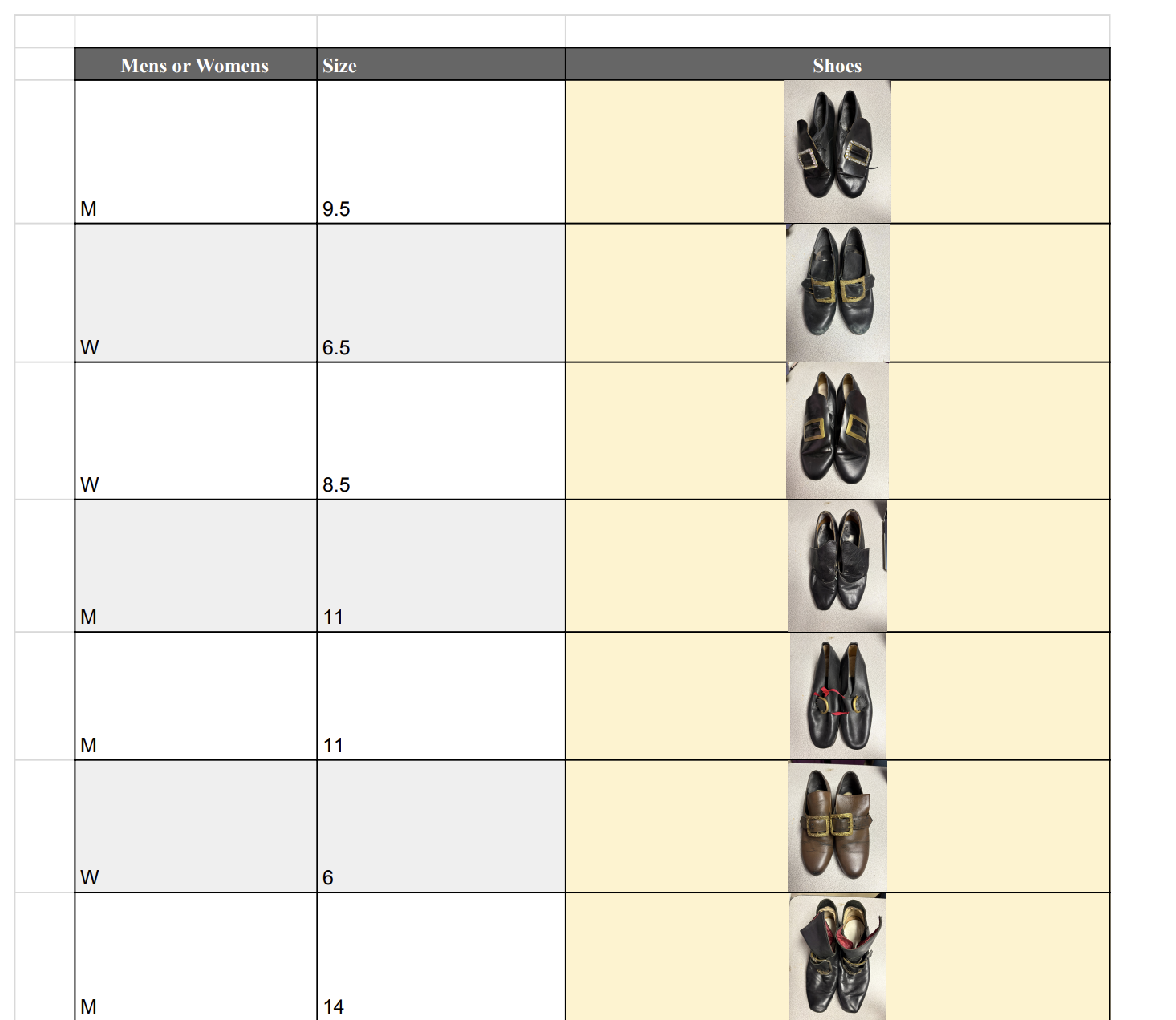 The Rivals Shoe Catalog