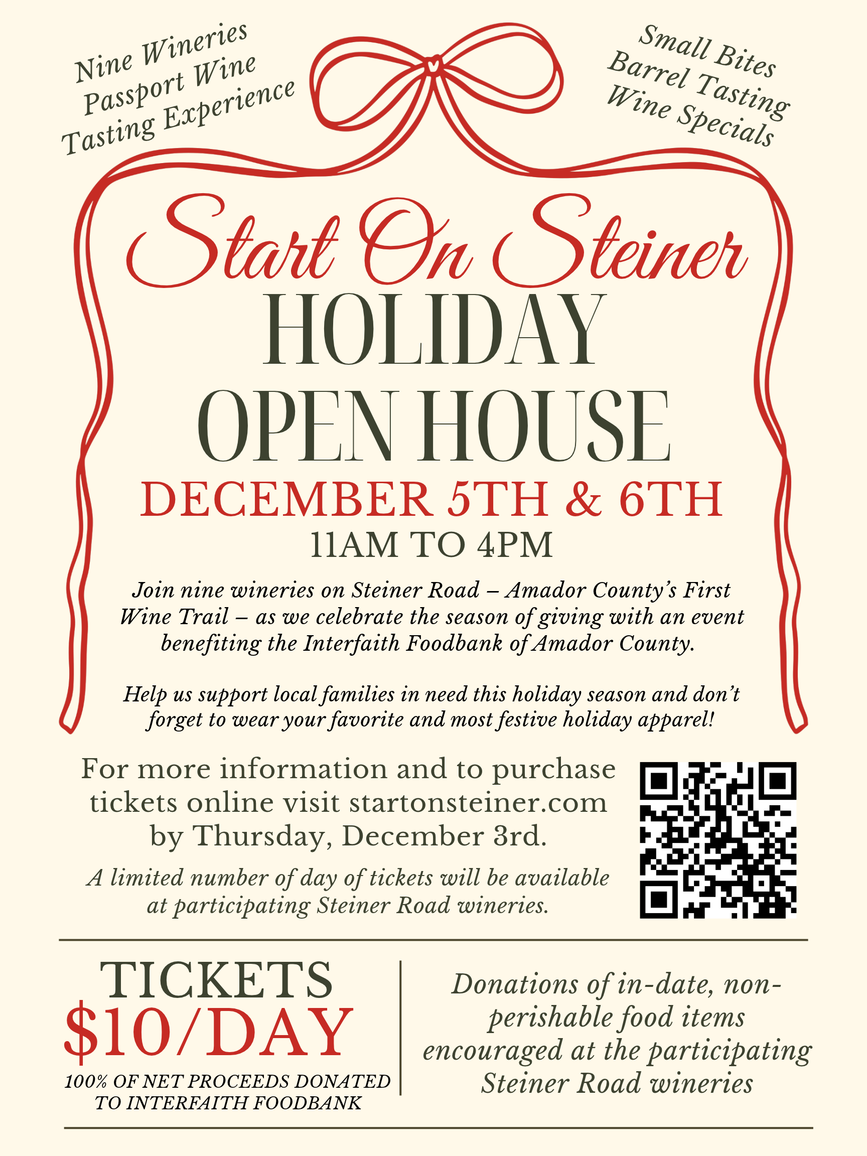 Start On Steiner Holiday Open House