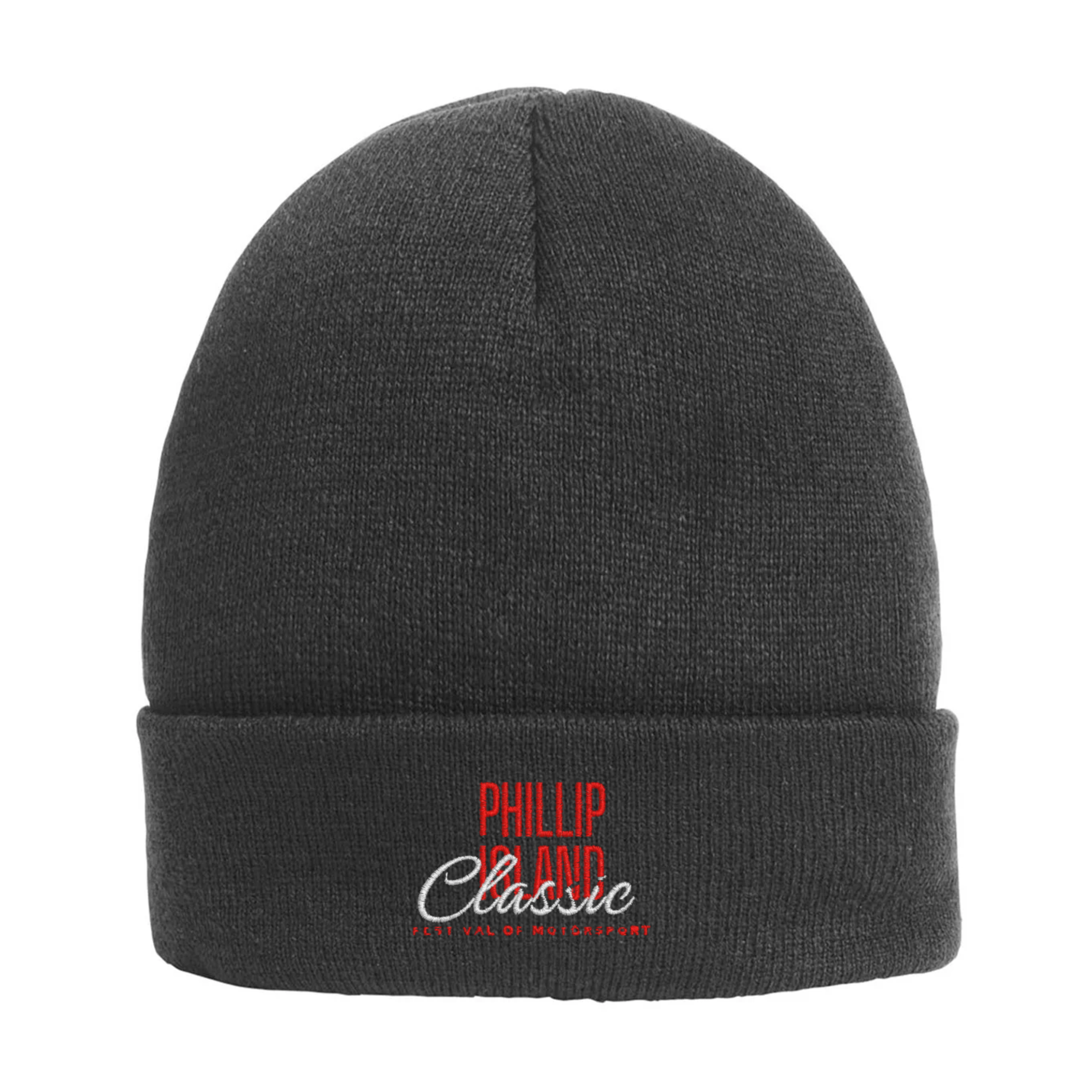 VHRR EMBROIDERED BEANIE - PHILLIP ISLAND CLASSIC 2026  - Dark Grey
