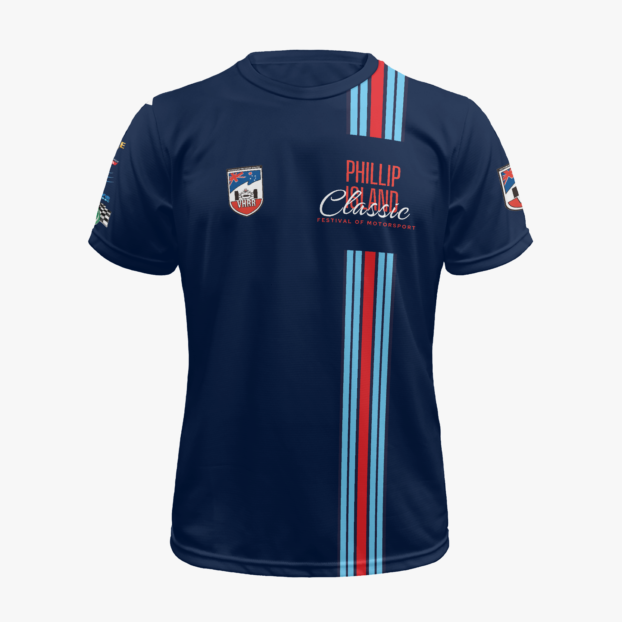 VHRR 2026 PHILLIP ISLAND CLASSIC ACTIVEWEAR TEE - MART NAVY