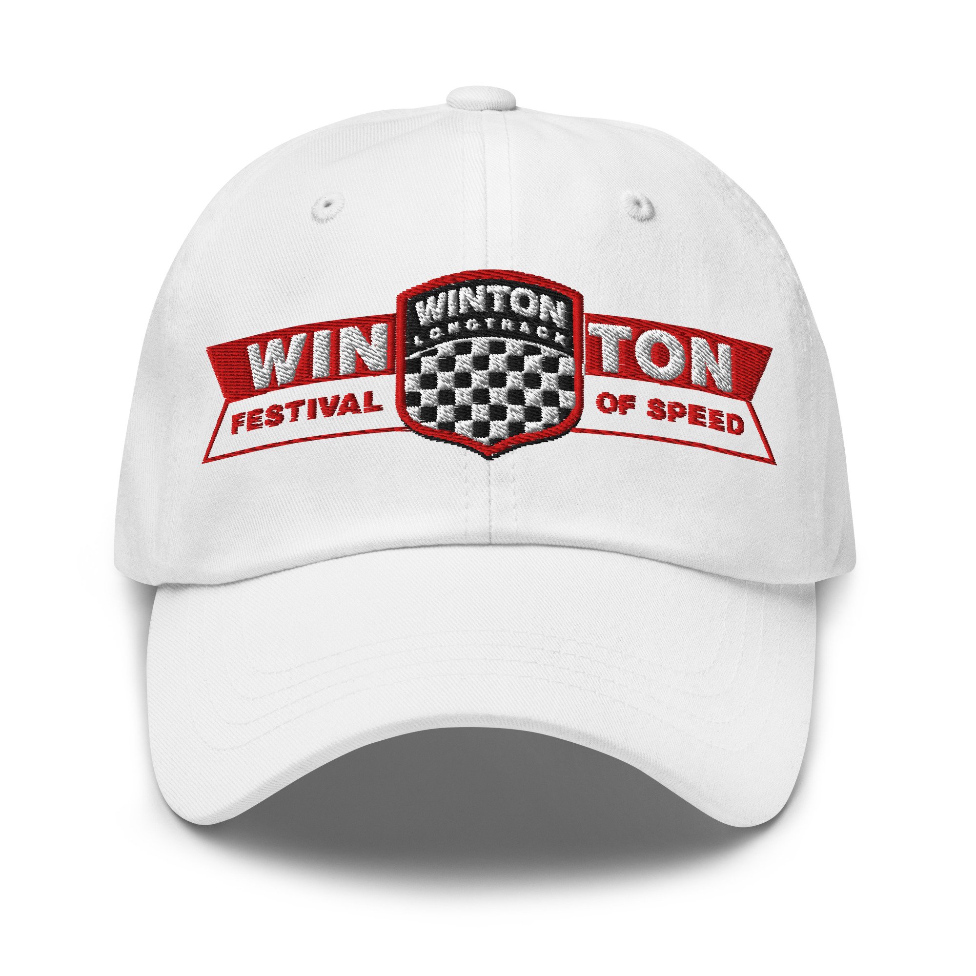 VHRR EMBROIDERED CAP - WINTON FESTIVAL OF SPEED - White