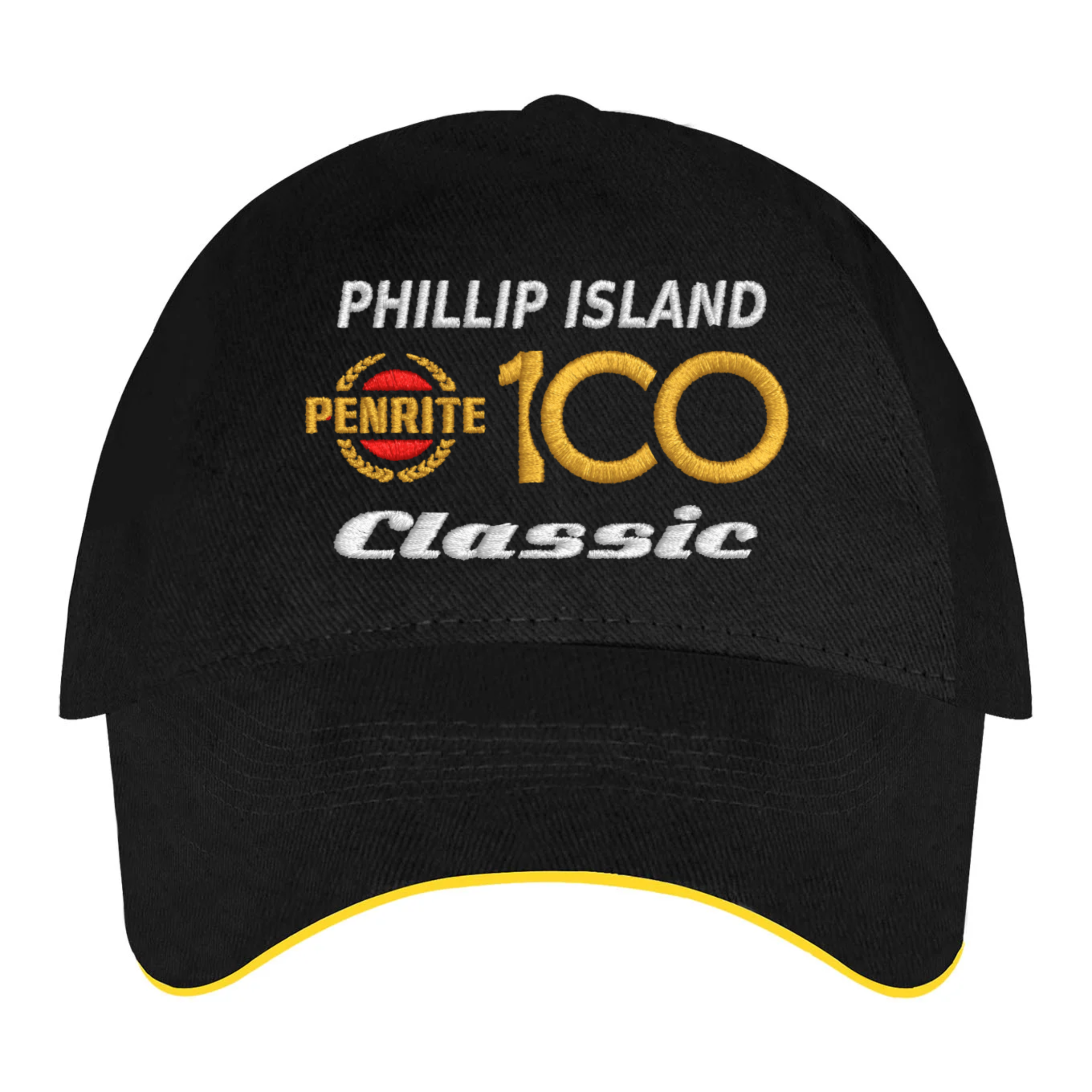 VHRR Official 2026 PHILLIP ISLAND PENRITE CLASSIC 100 EMBROIDERED CAP  - Black