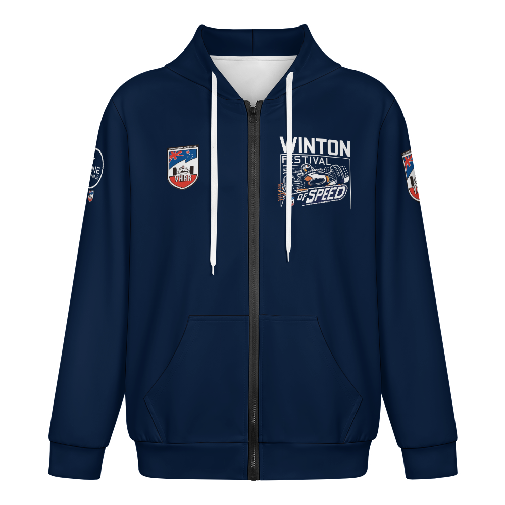VHRR 2026 WINTON FESTIVAL OF SPEED CLASSIC ZIP UP HOODIE - NAVY
