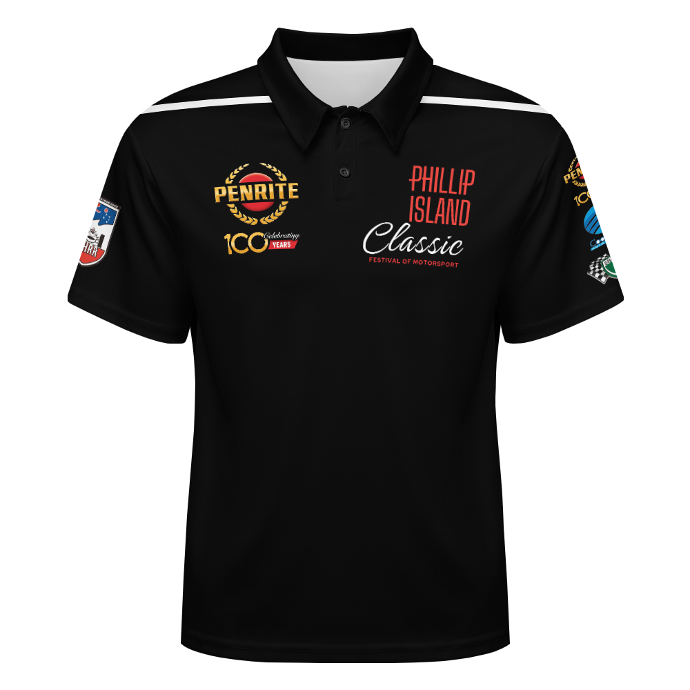 VHRR 2026 PHILLIP ISLAND CLASSIC PREMIUM POLO SHIRT - Carbon