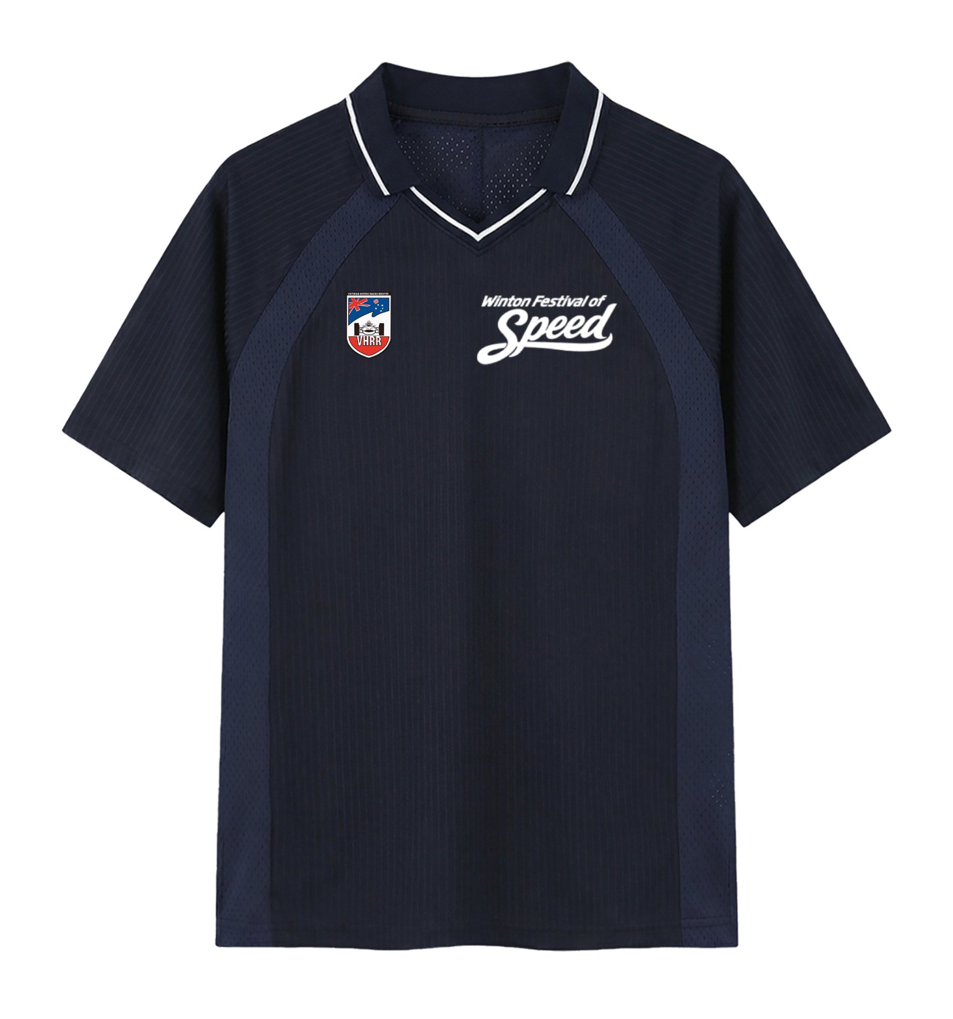 VHRR 2026 WINTON FESTIVAL OF SPEED ACTIVEWEAR POLO SHIRT - NAVY BLUE