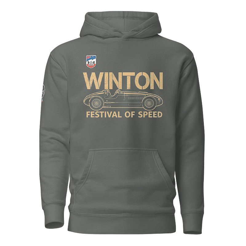 VHRR 2026 WINTON FESTIVAL OF SPEED Fleeced Hoodie - Vintage - 5 COLOURS AVAILABLE