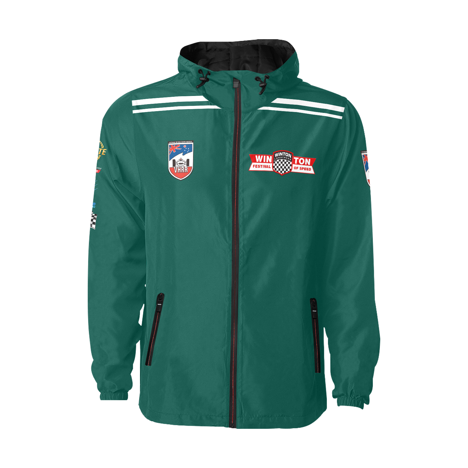 VHRR 2026 WINTON FESTIVAL OF SPEED WATERPROOF QUILTED RACING JACKET - Astonia Green