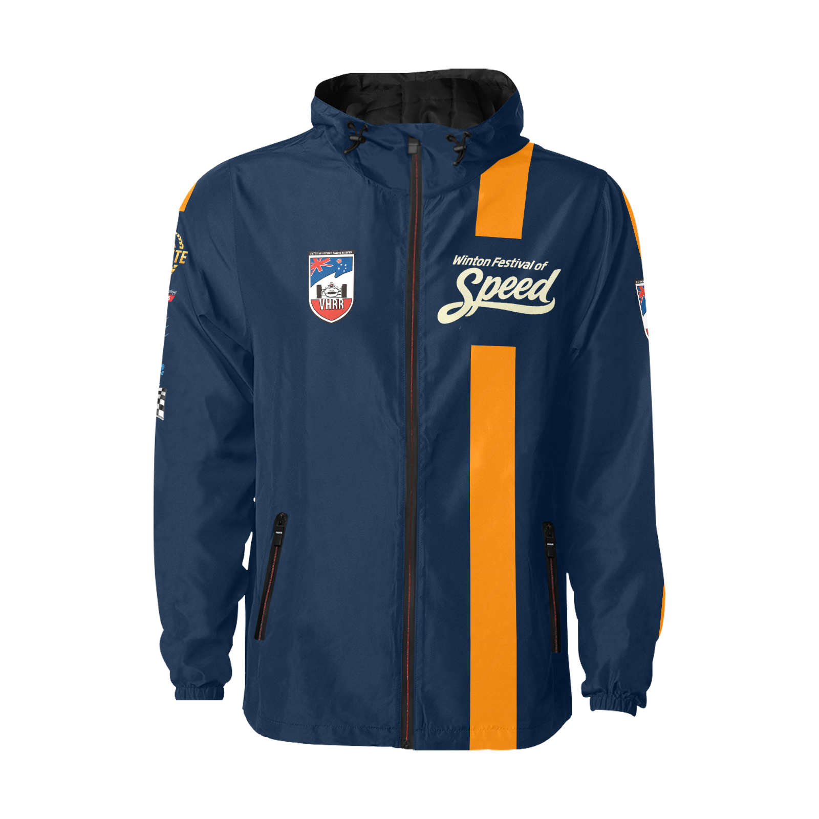 VHRR 2026 WINTON FESTIVAL OF SPEED WATERPROOF QUILTED RACING JACKET - Navy gulf