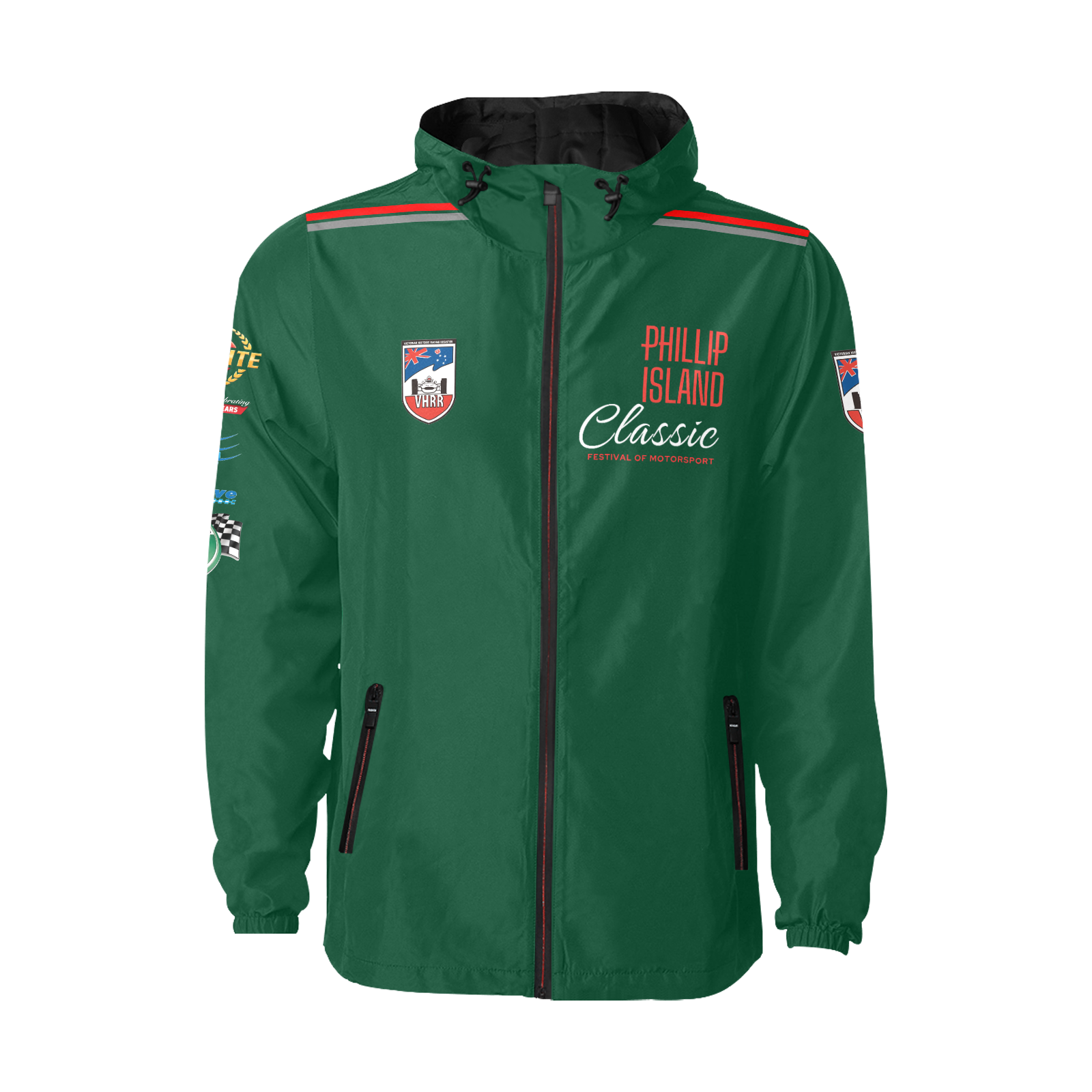 VHRR 2026 PHILLIP ISLAND CLASSIC WATERPROOF QUILTED RACING JACKET - British Racing Green
