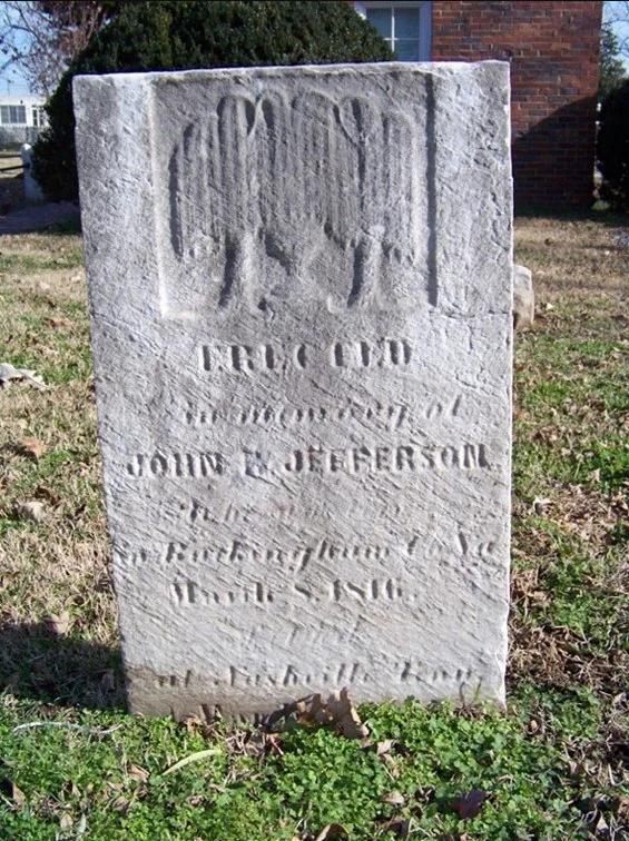 John Randolph Jefferson Grave - Nashville Cemetery Lot