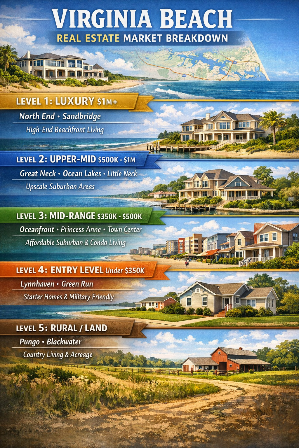 Virginia Beach Area Names - A Quick Reference for Realtors and HomeOwners 