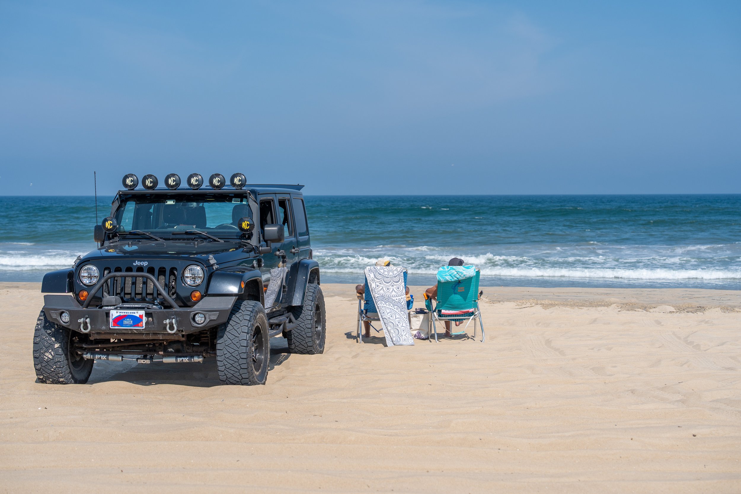 Jeep Wrangler at Outer Banks, NC, lifestyle