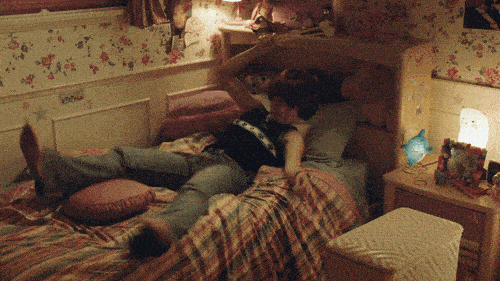 gif of character from PEN13 frustrated in bed to show overwhelm and mental impact of pelvic pain, vaginismus, and painful sex.