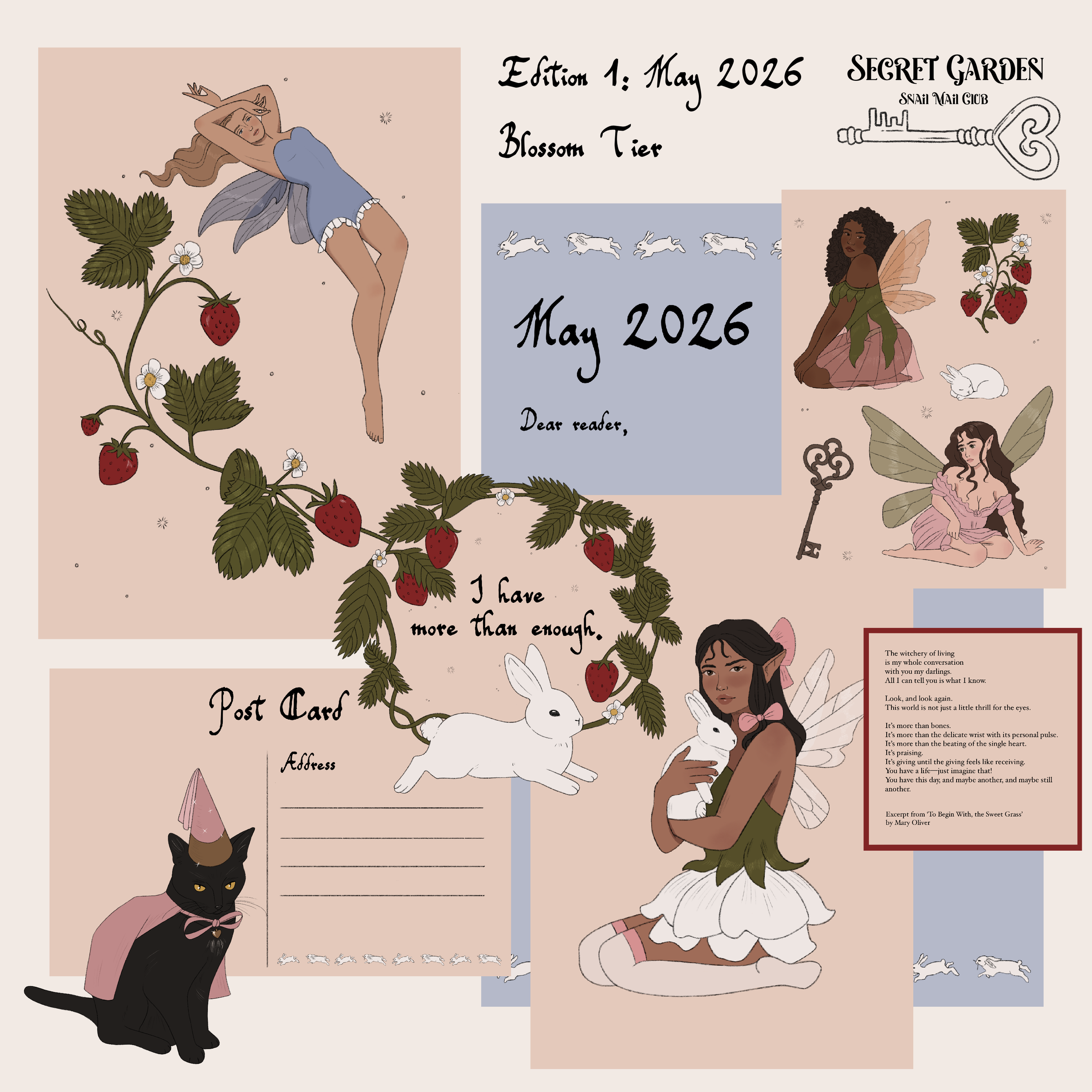Secret Garden Snail Mail Club - Blossom Tier