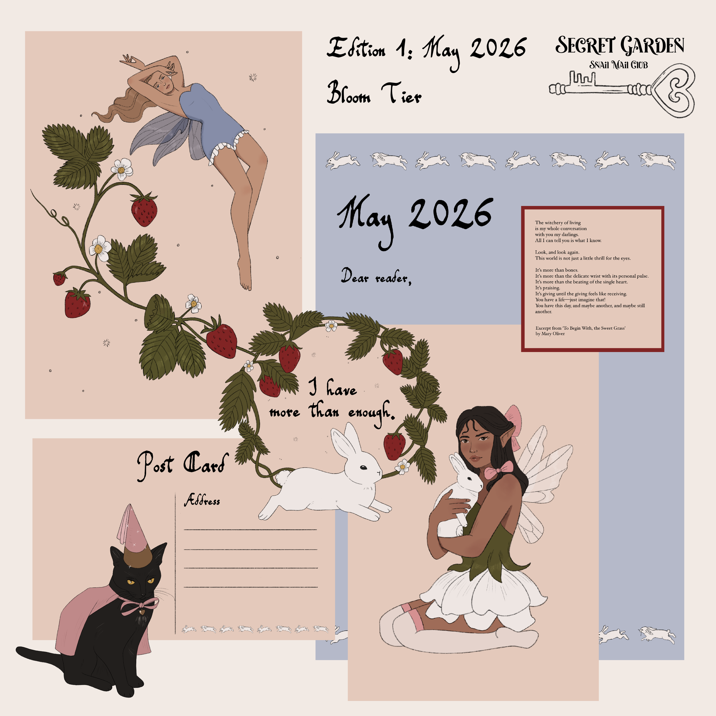 Secret Garden Snail Mail Club - Bloom Tier