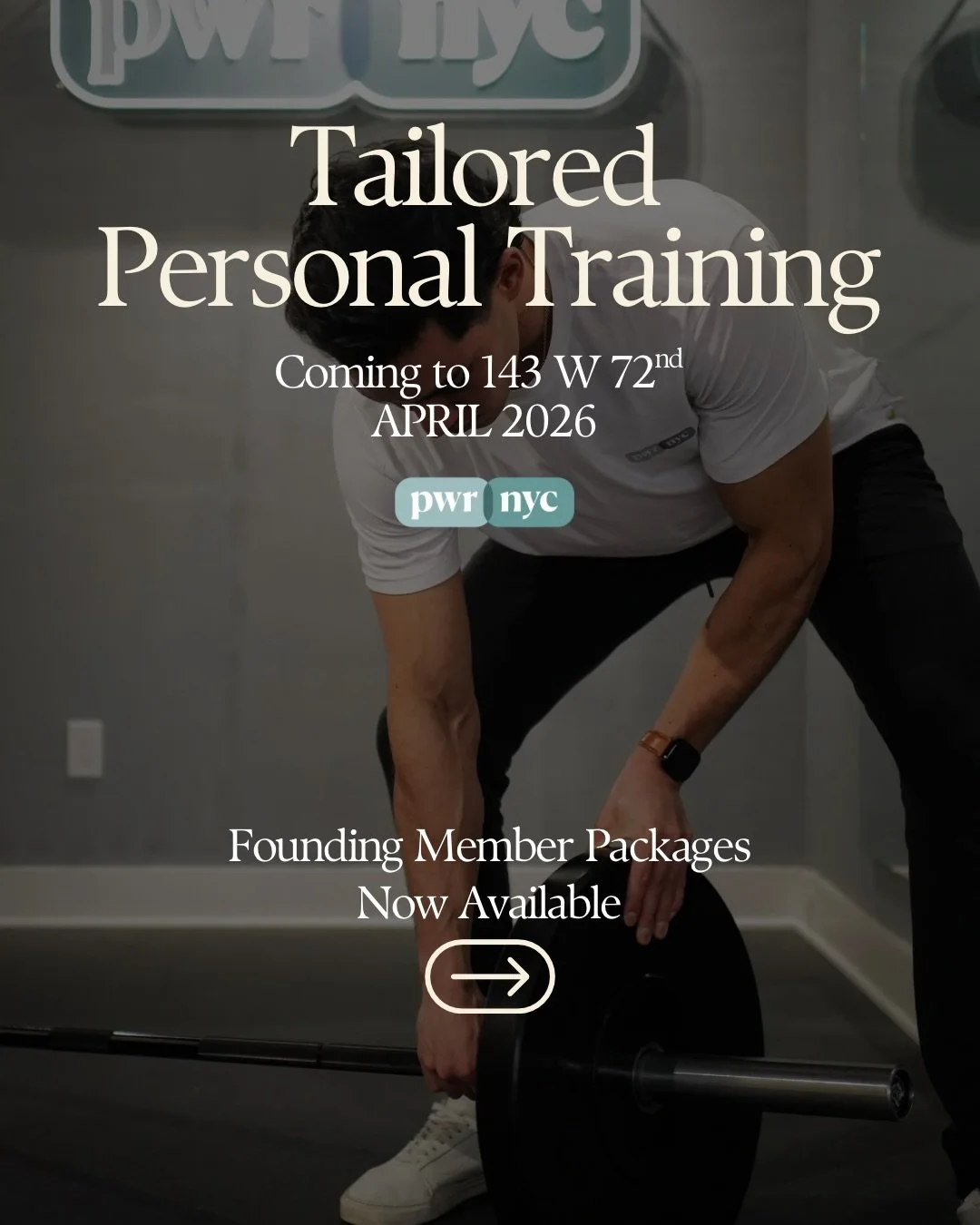 As we bring our second location to the Upper West Side, our mission remains the same.

Thoughtful coaching. A strong community. Strength training built for the long term.

Our new team is ready to welcome you this April at 143 W 72nd St.

Founding me