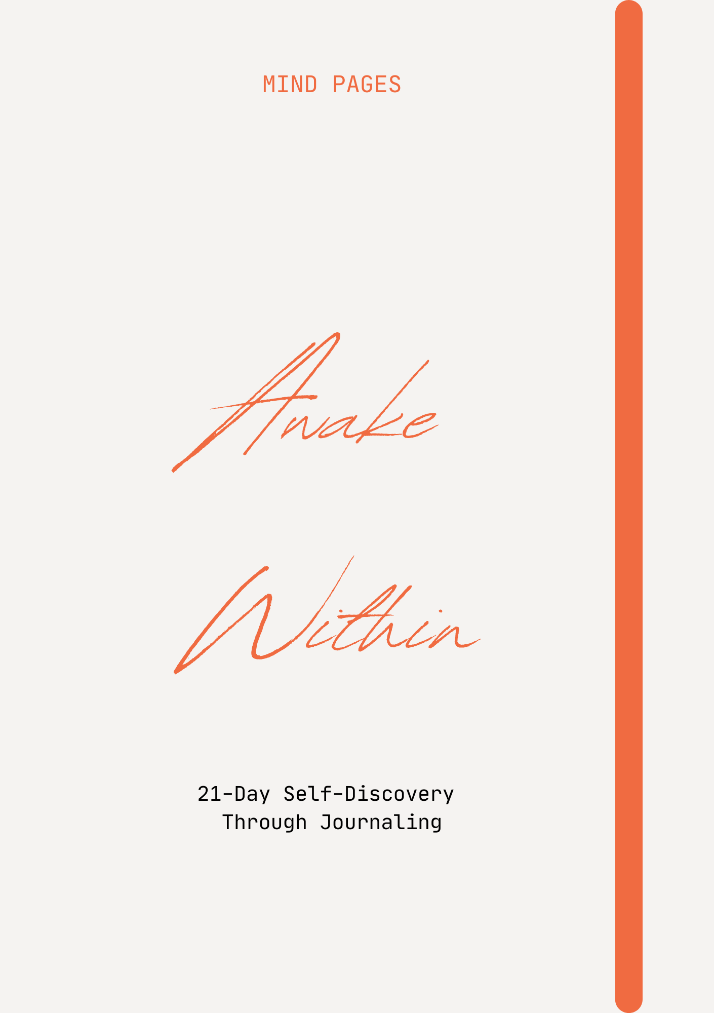 Awake Within: 21-Day Self Discovery Journal