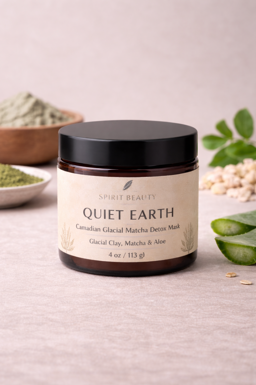 Quiet Earth - Canadian Glacier Matcha Detox Mask