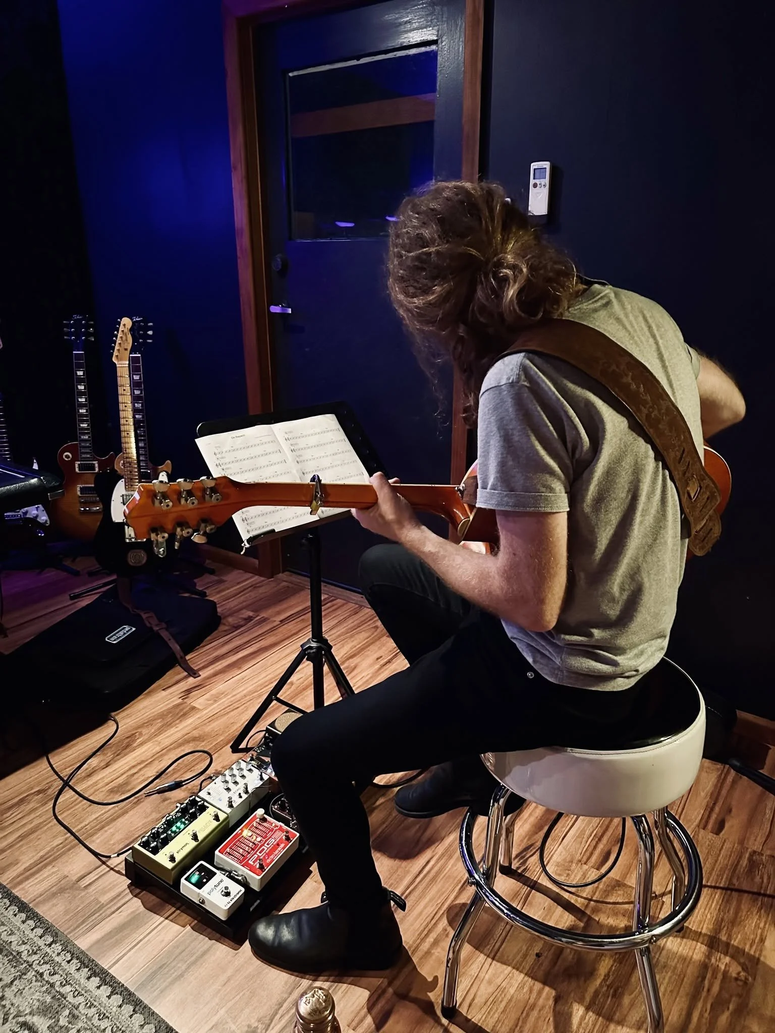 Tracking session Guitar