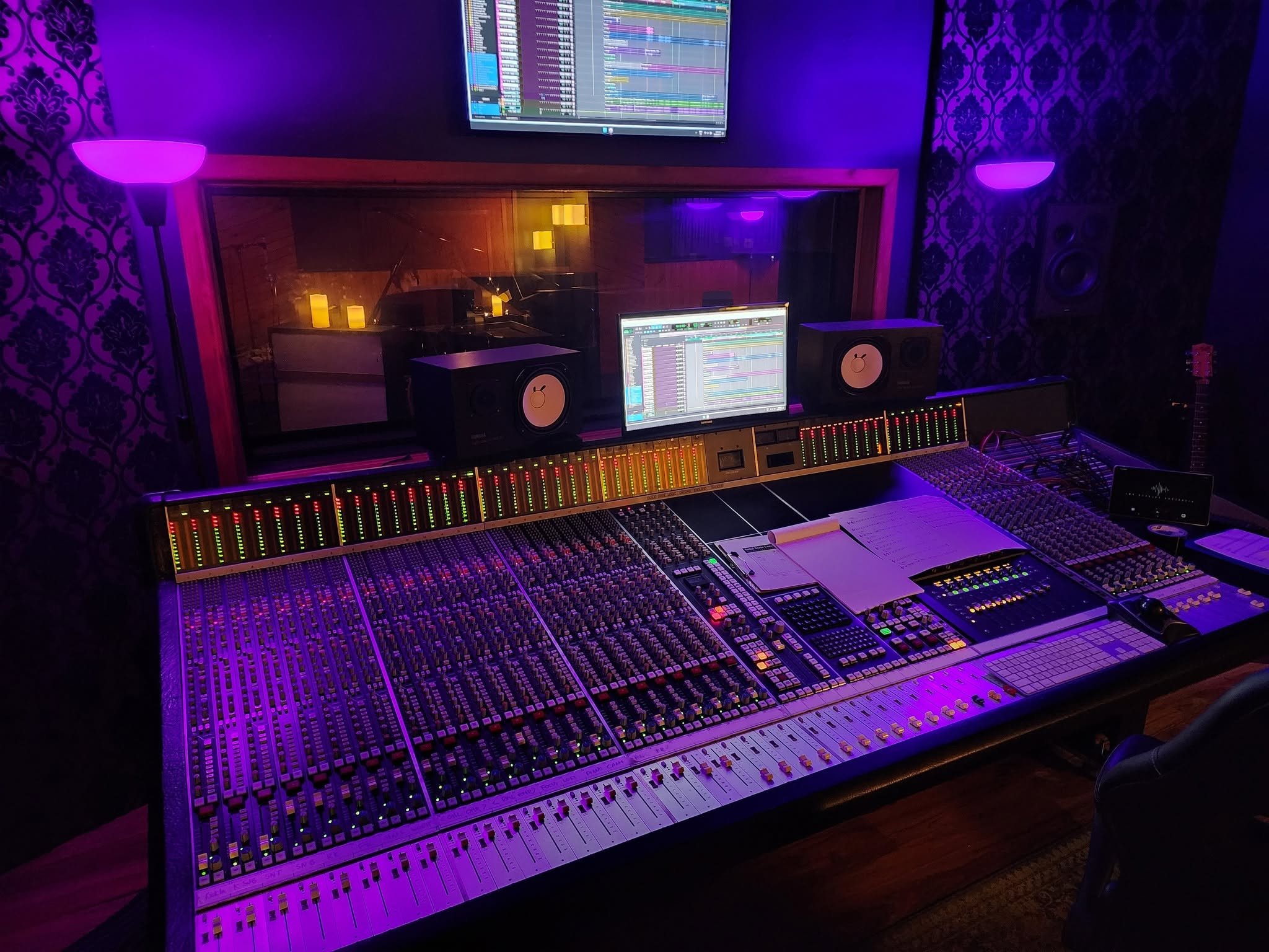 Our SSL 6000e @ The Avenue Recording Studio