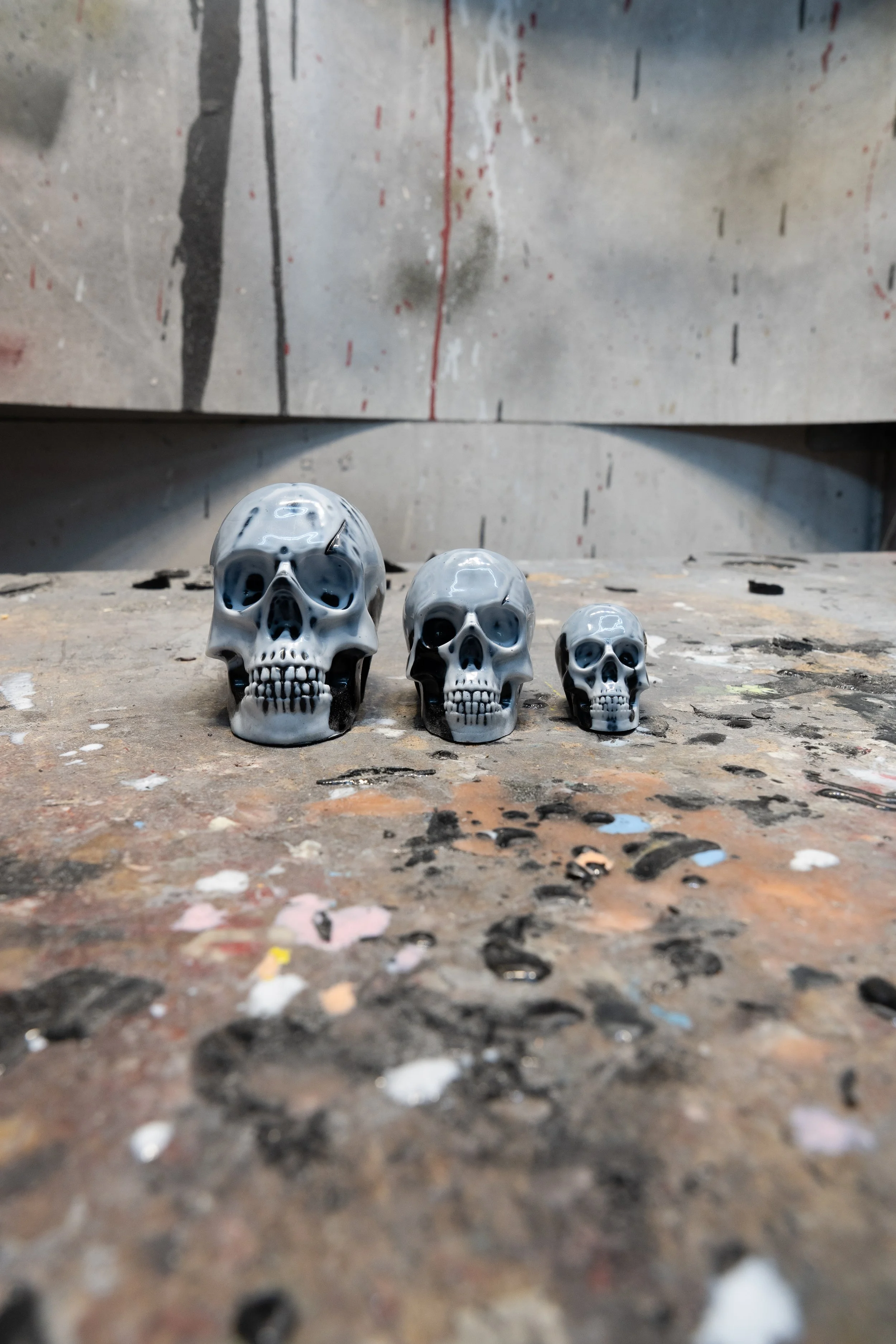 Skull Head Set (White)