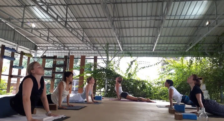 Blue Indigo, Cambodia - Power Yoga class