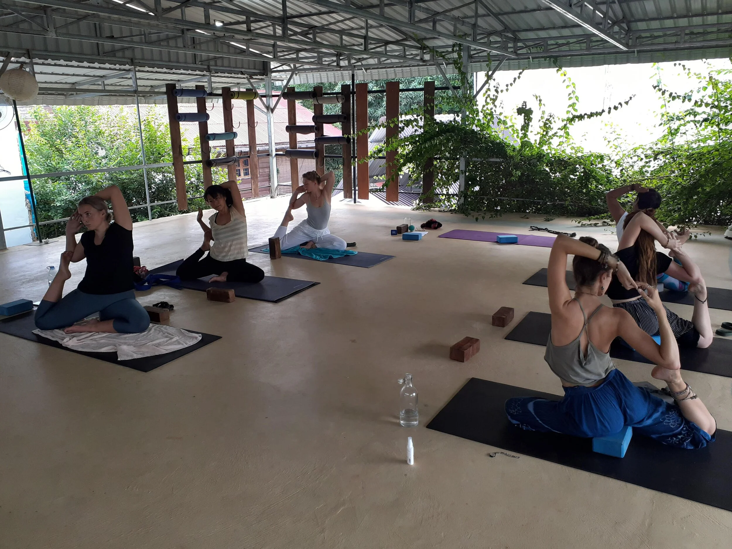 Blue Indigo, Cambodia - Power Yoga class