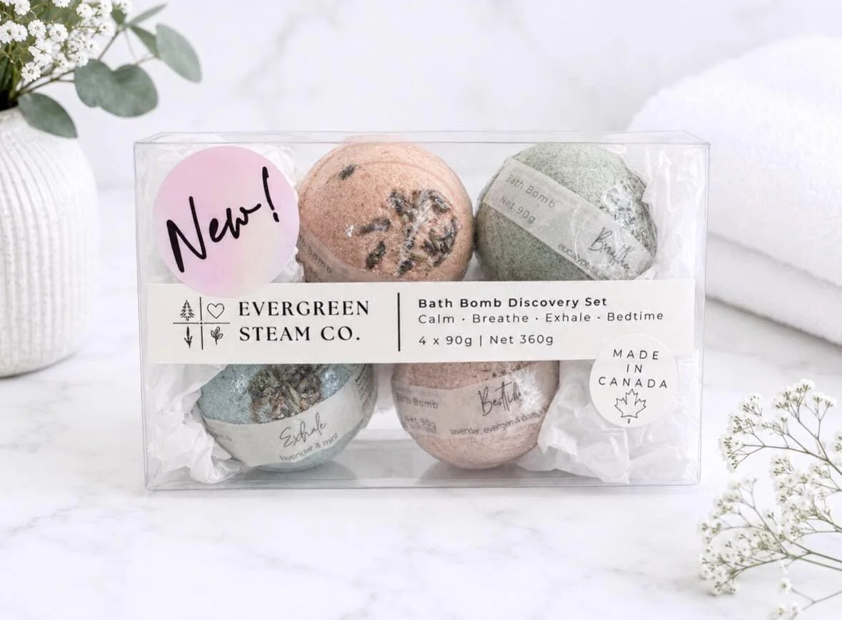 Bath Bomb Discovery Set | 4 x 90g Gift Set